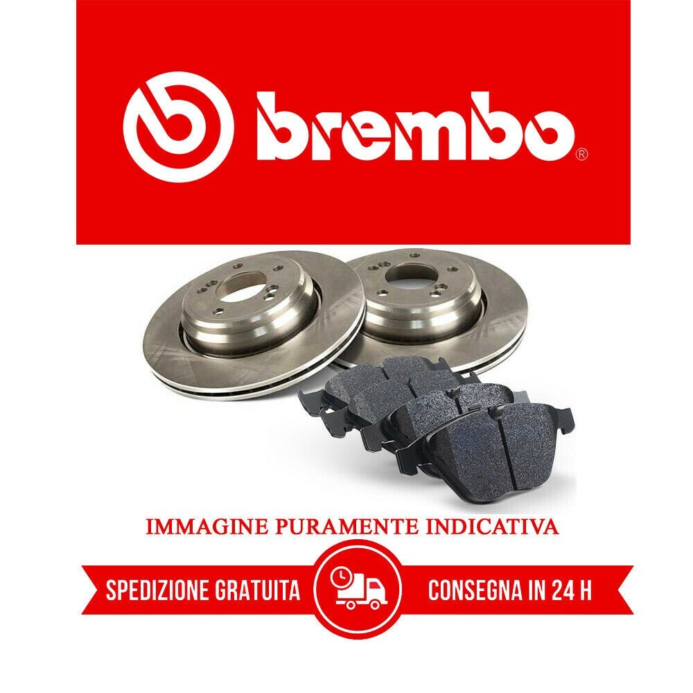 AP BREMBO BRAKE DISC KIT + BRAKE PADS BREMBO ANT FOR VW GOLF VI 2.0 TDI KW