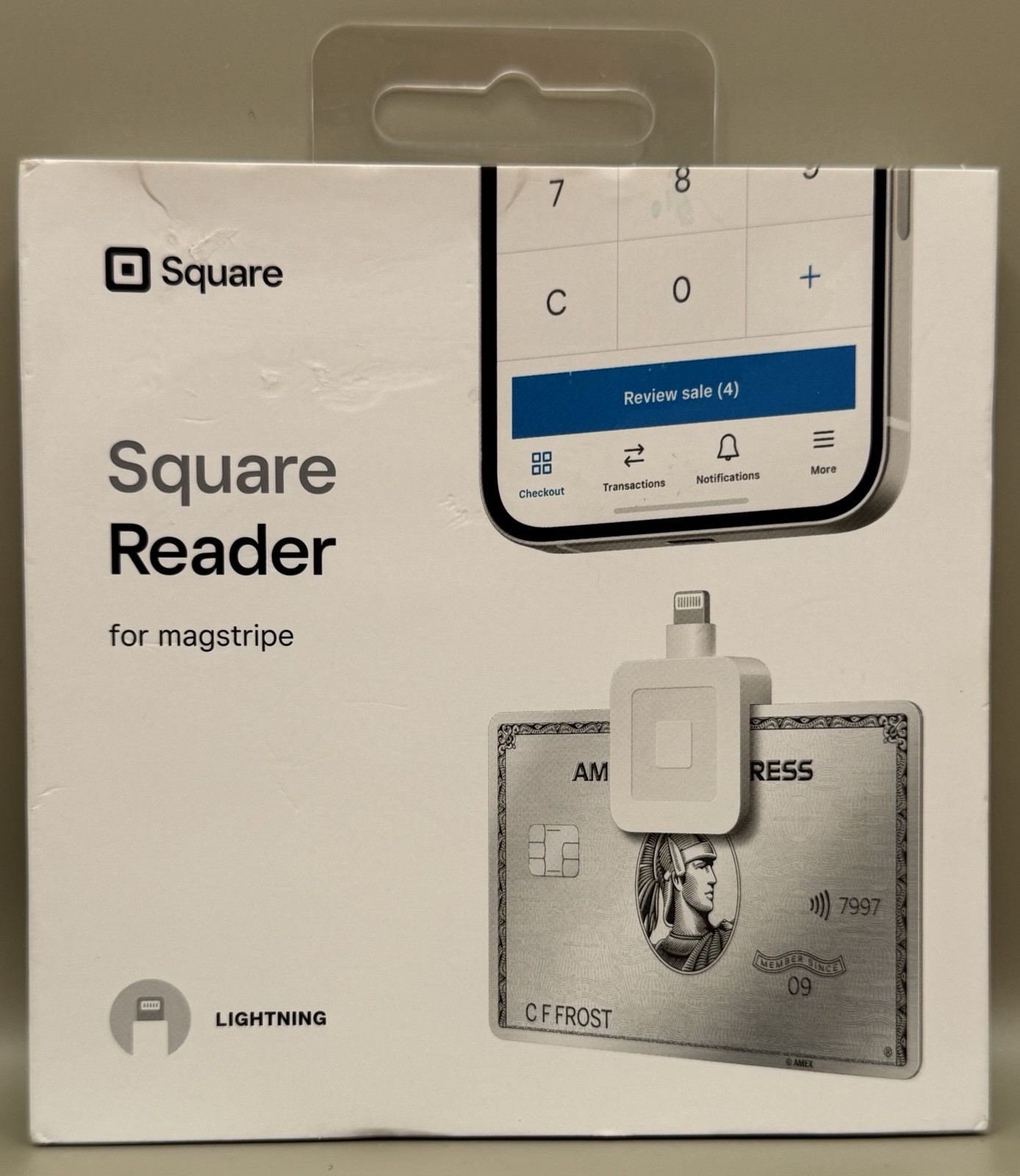 Square Reader for Magstripe (Lightning Connector) Credit Card Reader iPhone New