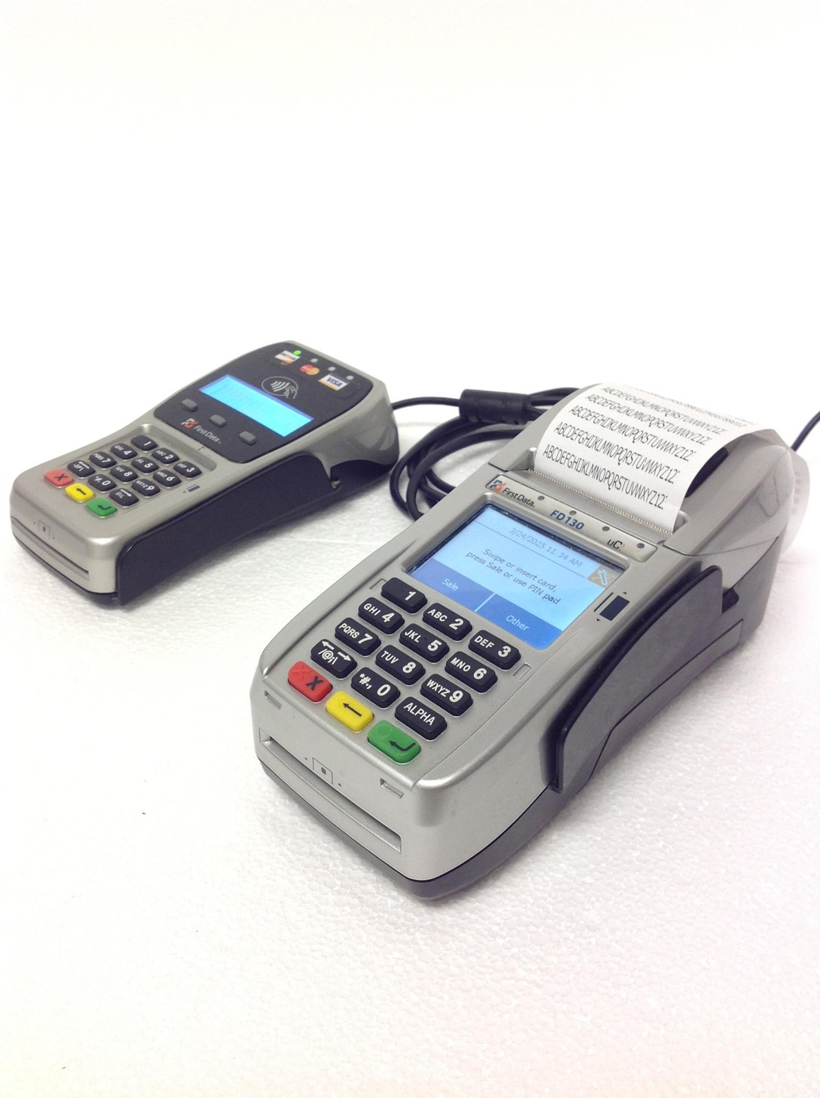 4x FIRST DATA FD130 Credit Card Machine w/ First Data Pinpad FD35 FREE SHIPPING