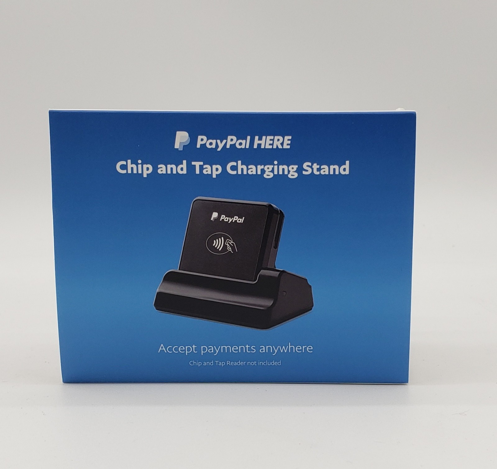 NEW PAYPAL HERE CHIP & TAP READER + CHARGING STAND , PCTUSDCRT /RP457 C/U