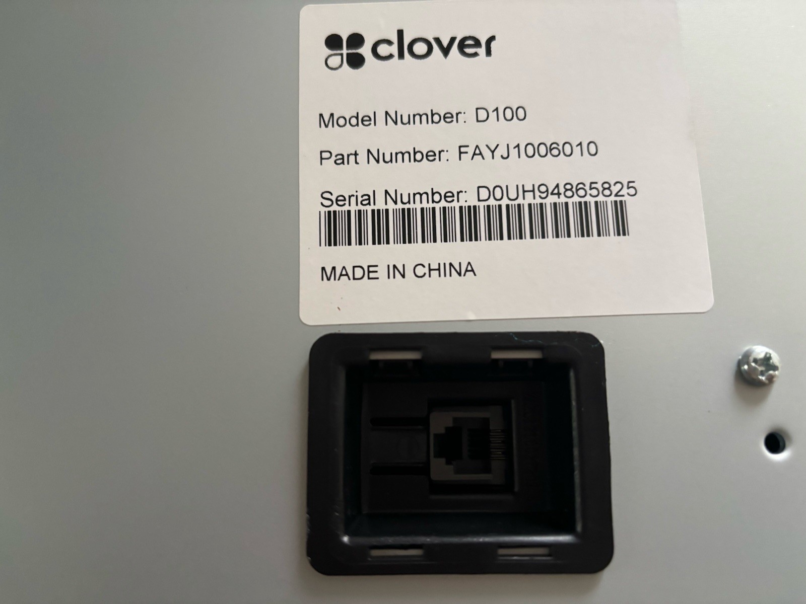 CLOVER NETWORK Point Of Sale (POS) CASH REGISTER!