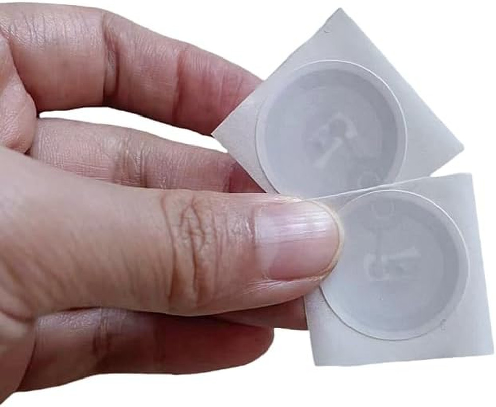 RFID Sticker tag 13.56mhz Round 25mm Adhesive Back -50pcs