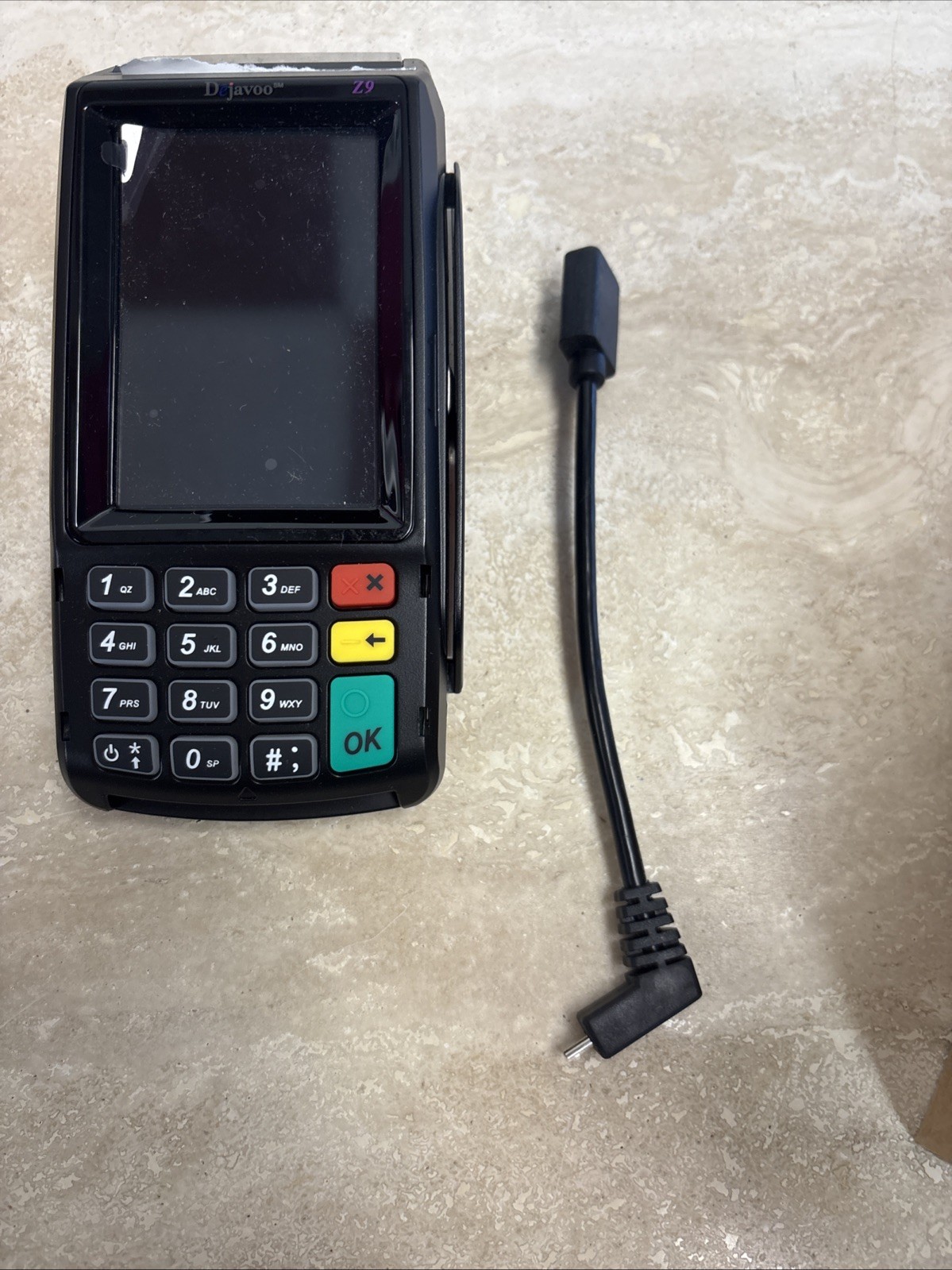 Dejavoo Z9 VEGA3000 ~ WiFi / 4G Credit Card Payment Terminal with Power Supply