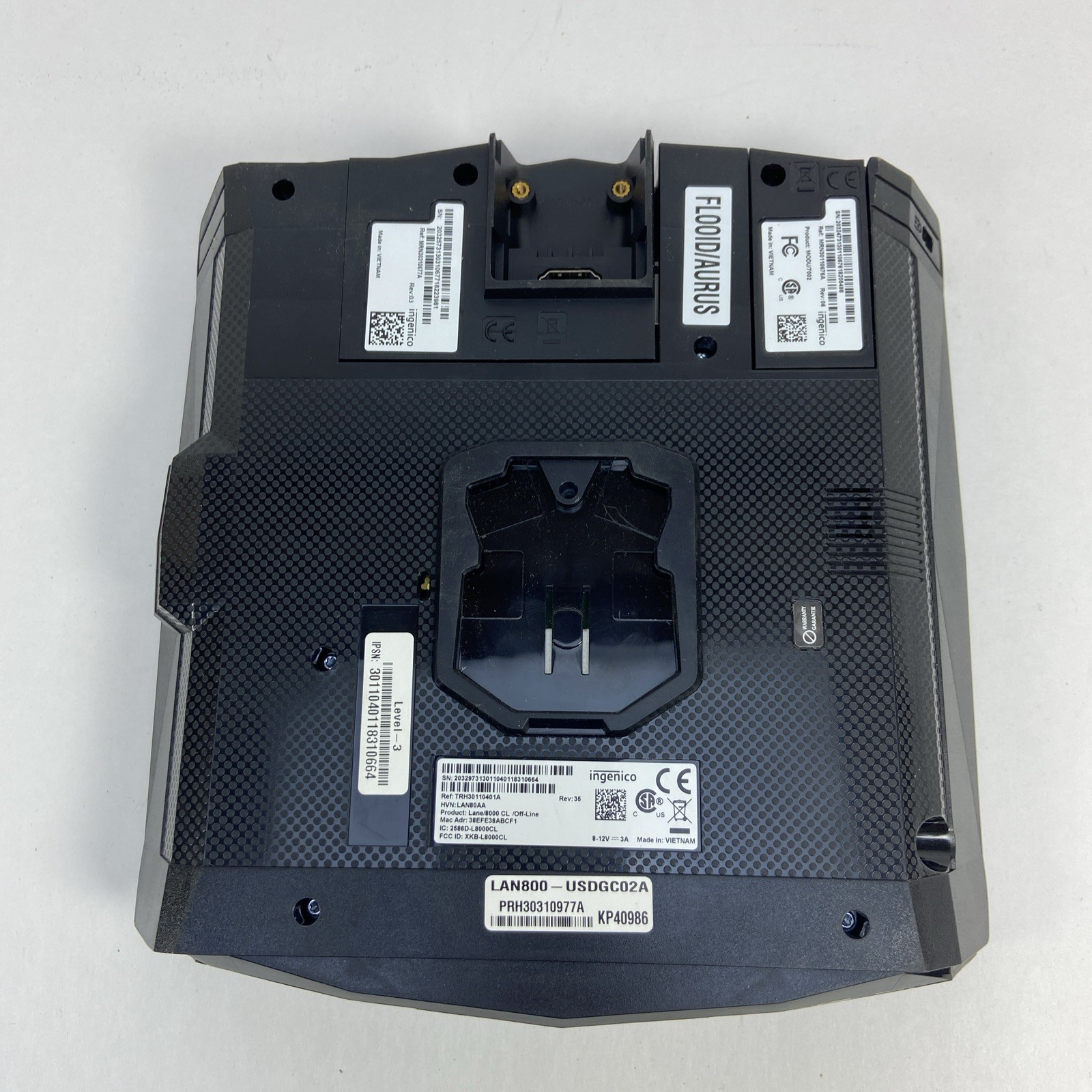Ingenico Lane 8000 LAN800-USSCN30A Credit Card Terminal REPLACEMENT/No Stylus