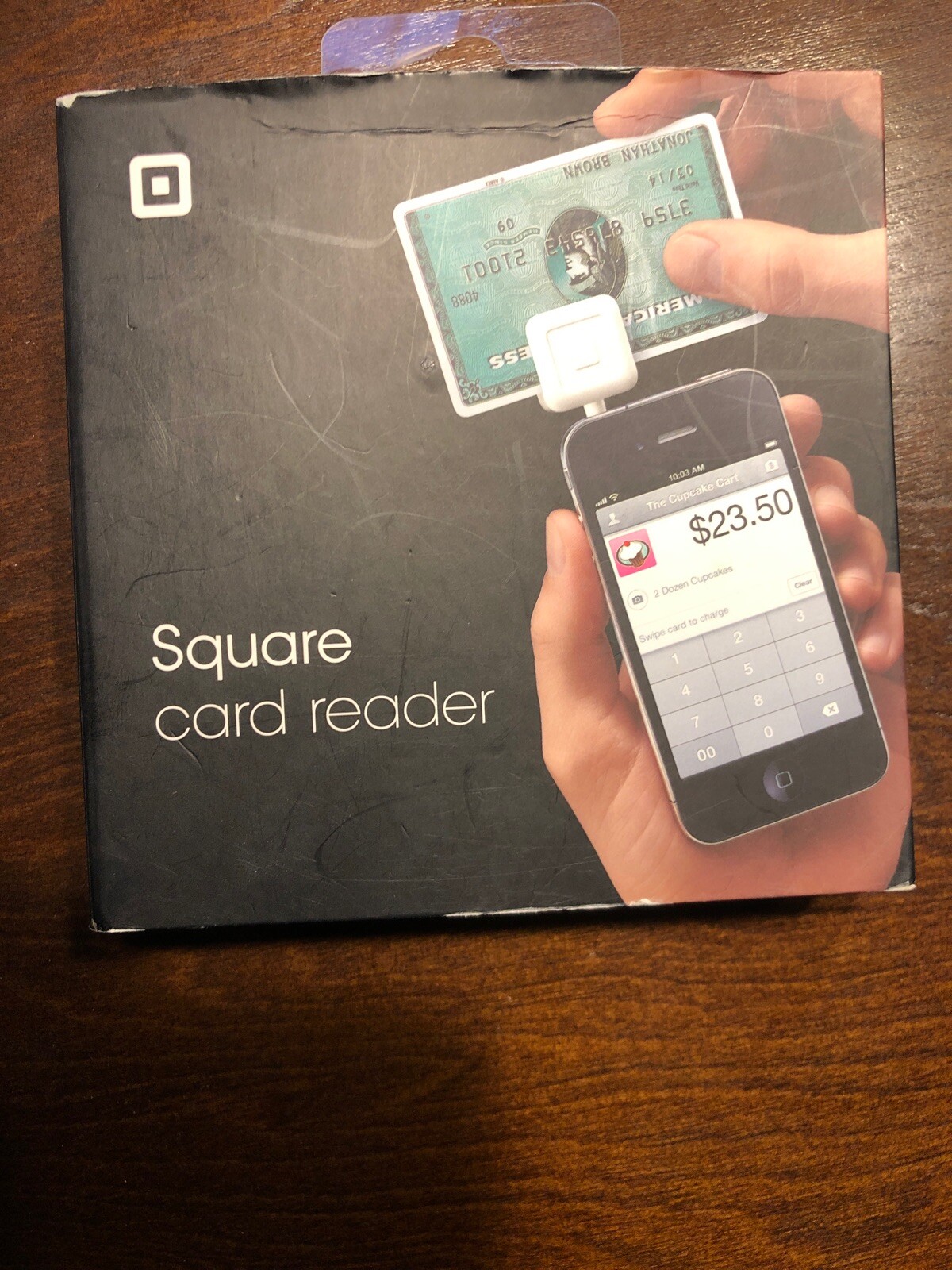 Square A-PKG-0206-01 Credit Debit Card Reader – White for Apple iPhone and…