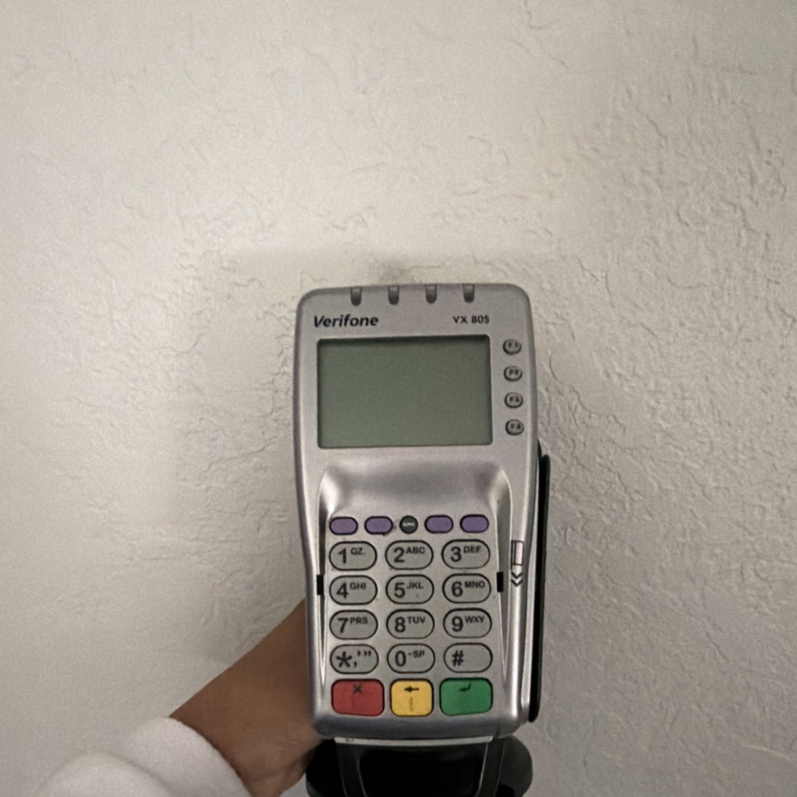 Verifone VX 805 Wired Credit Card Reader Terminal with USB Cable