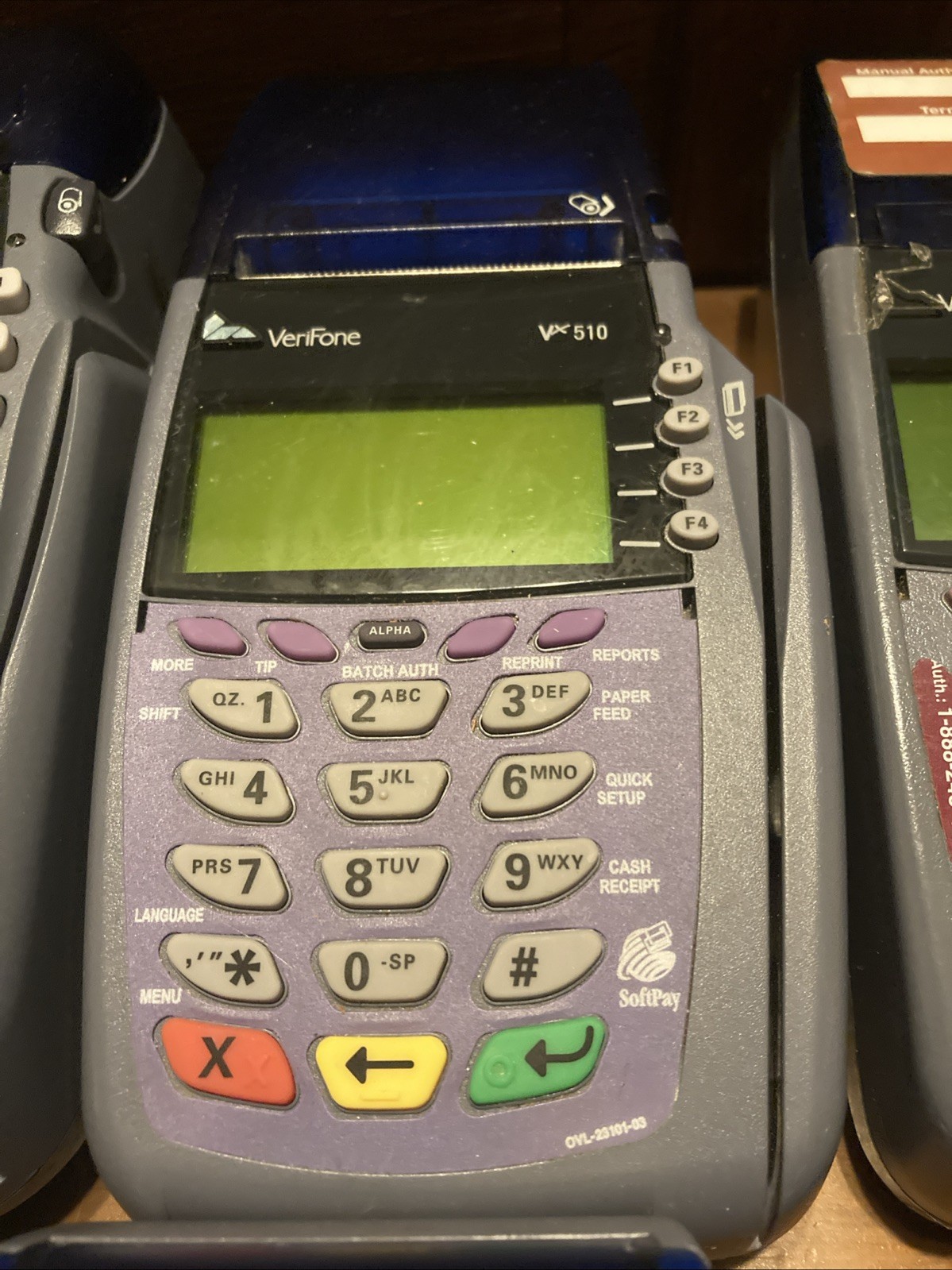 Lot of 6 VeriFone 510, VX510, 570 Credit Card Terminal Parts Only Untested