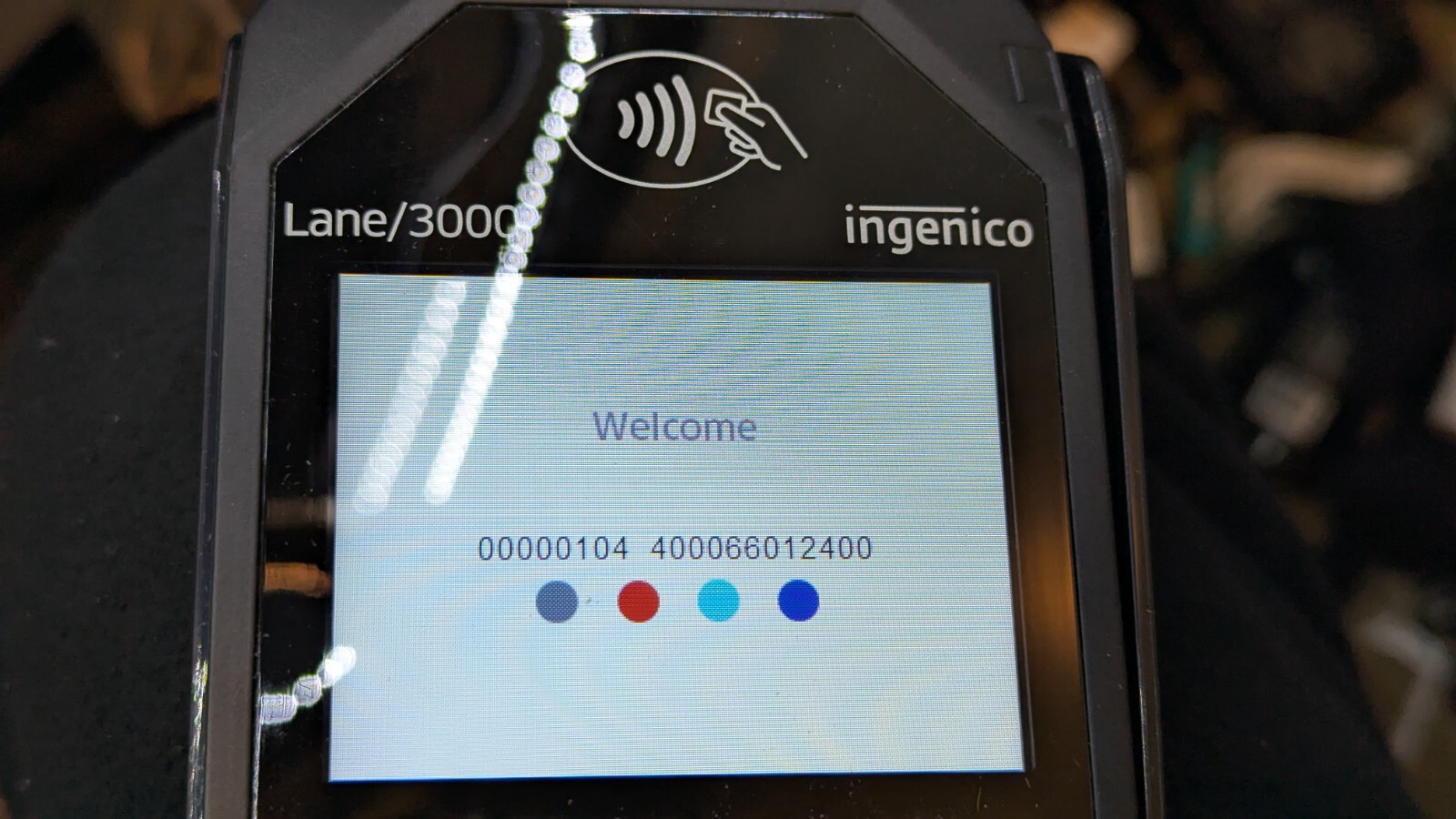 Ingenico LANE 3000 Credit Card Terminal Reader TRD30110877B LAN300