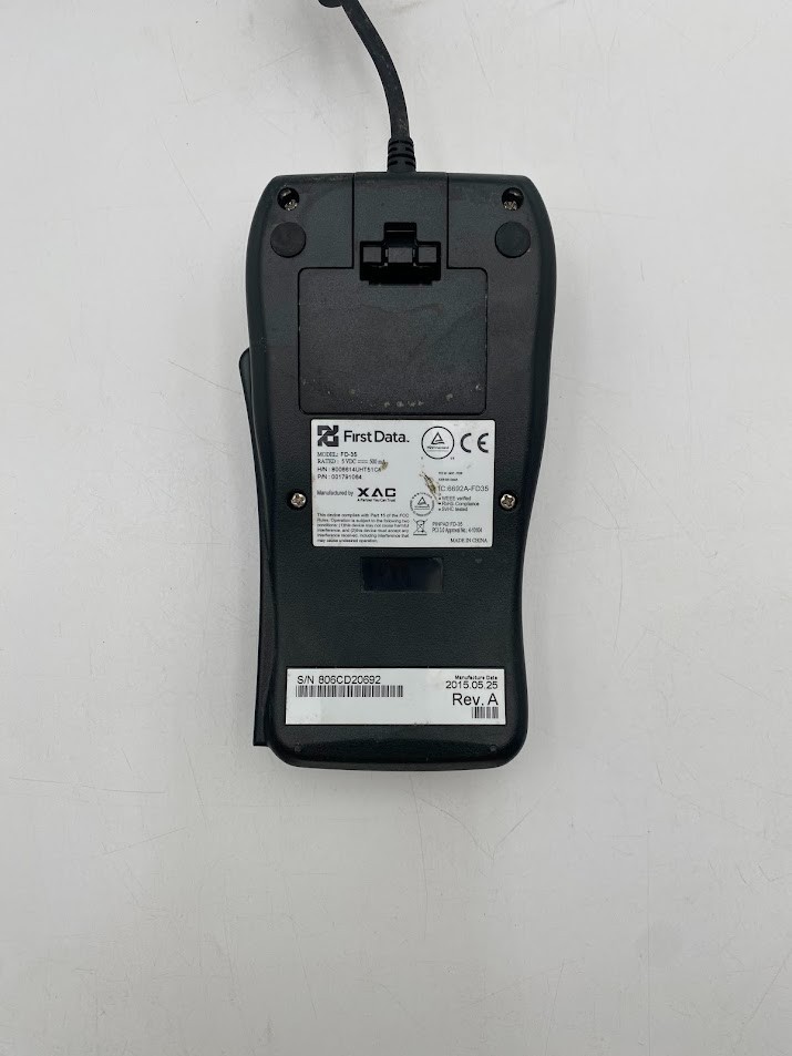 First Data Fd-35 Pin Pad Payment Terminal Card Reader Tested