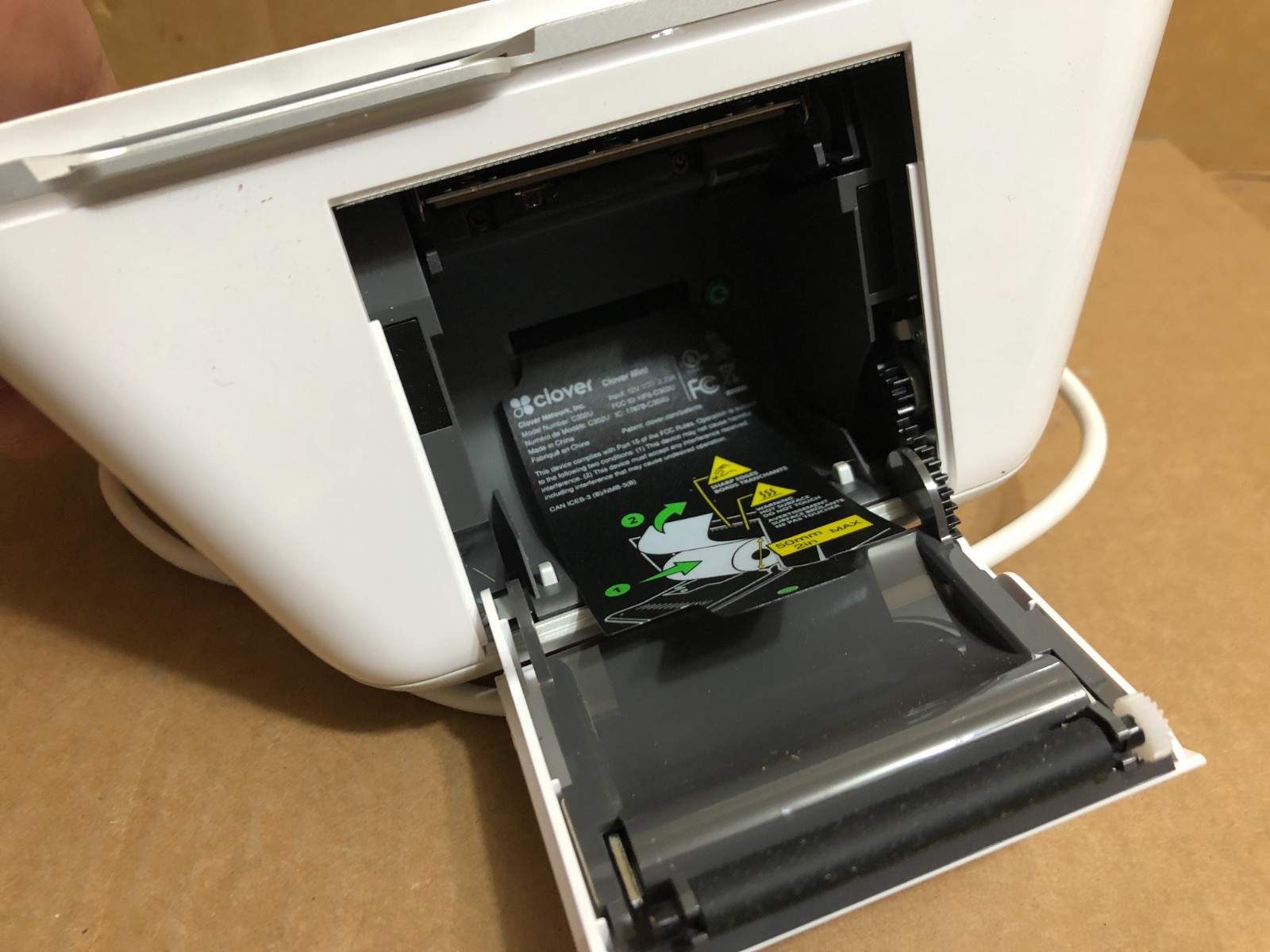 Clover Mini POS System C302U Credit Card Terminal – WiFi & Ethernet **