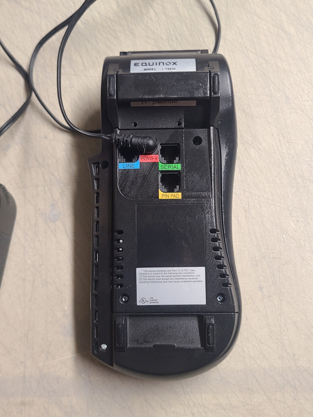 Equinox Optimum T4210 EVO Credit Card Chip Interac Debit Reader Terminal Machine