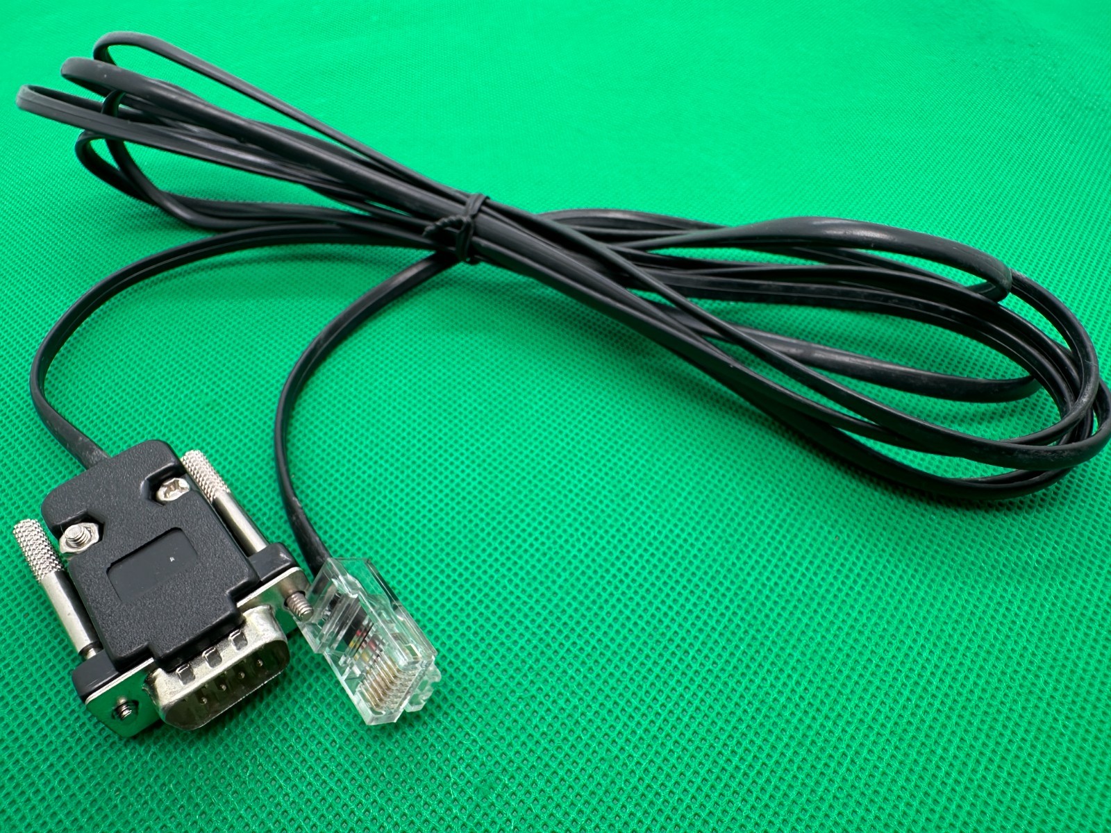 Rj45 To Rs232 Db9 9pin Serial Port Male To Rj45 Female Cat5 Ethernet Lan Console