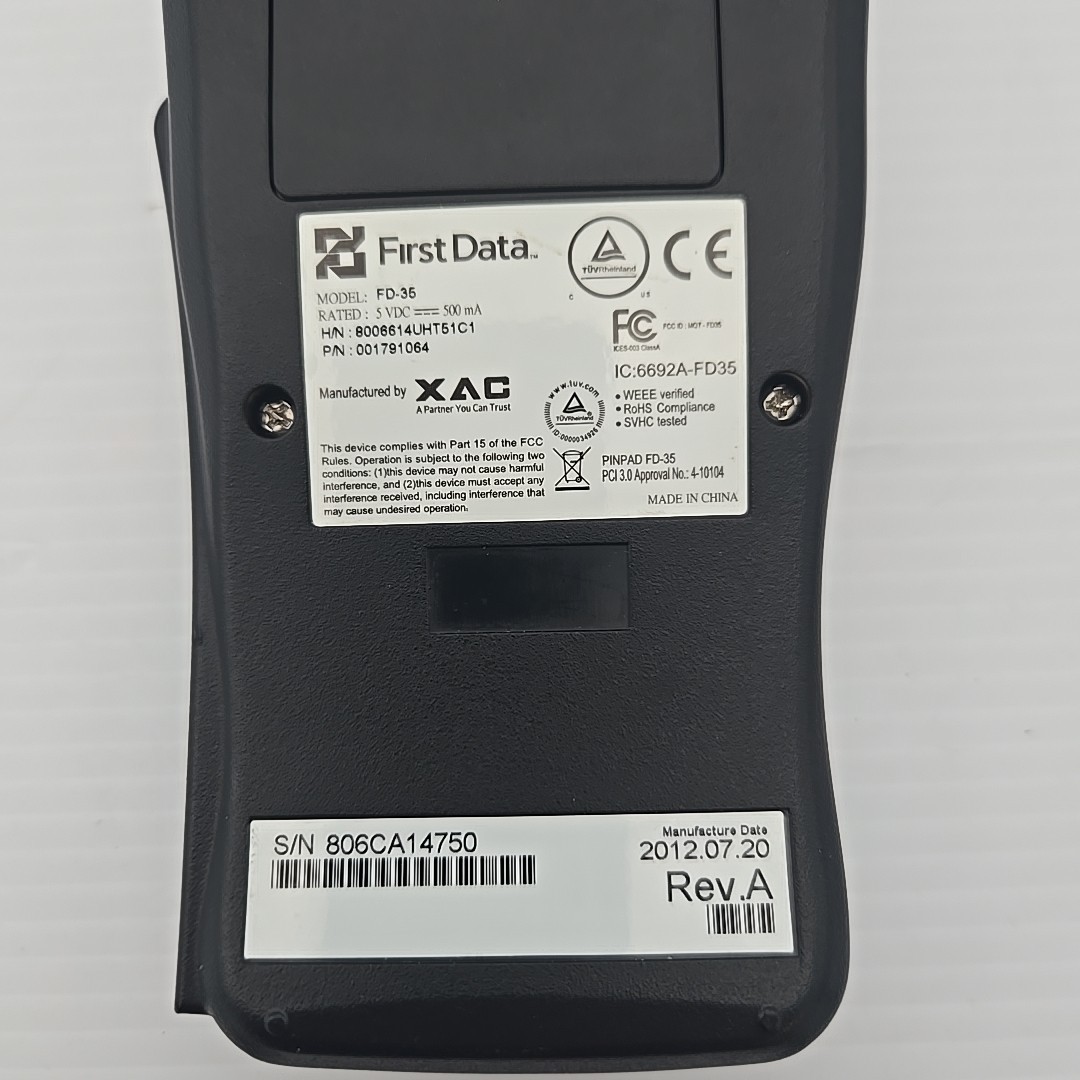 First Data FD35 PIN pad EMV / ApplePay for FD130 DUO FD130 FD100Ti