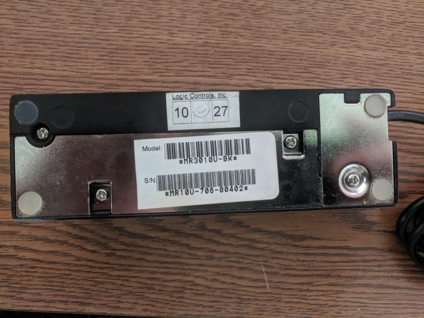 Logic Controls MR3010U-BK USB credit card reader.
