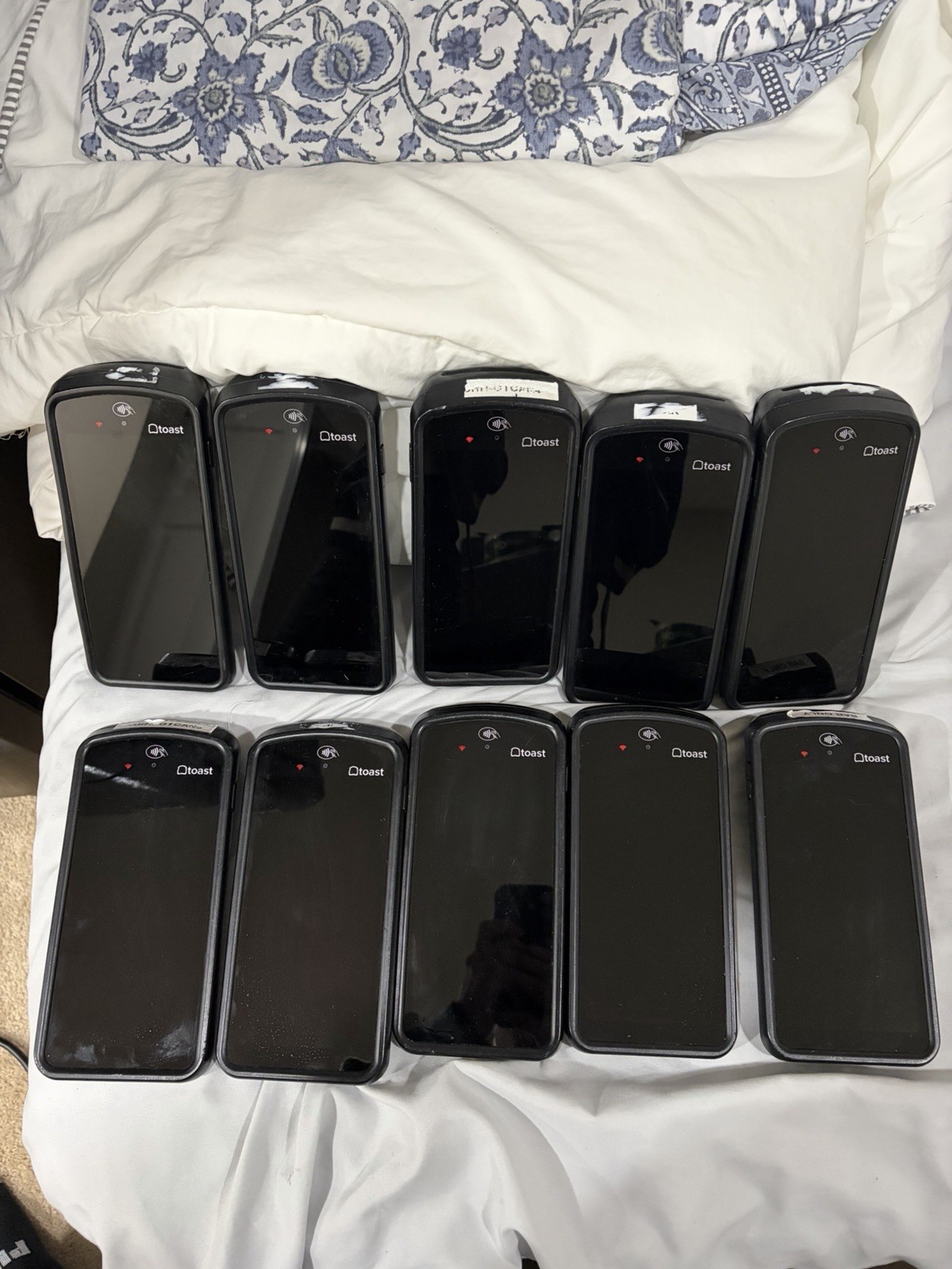 Lot of 10 Toast Go 2 Handhelds