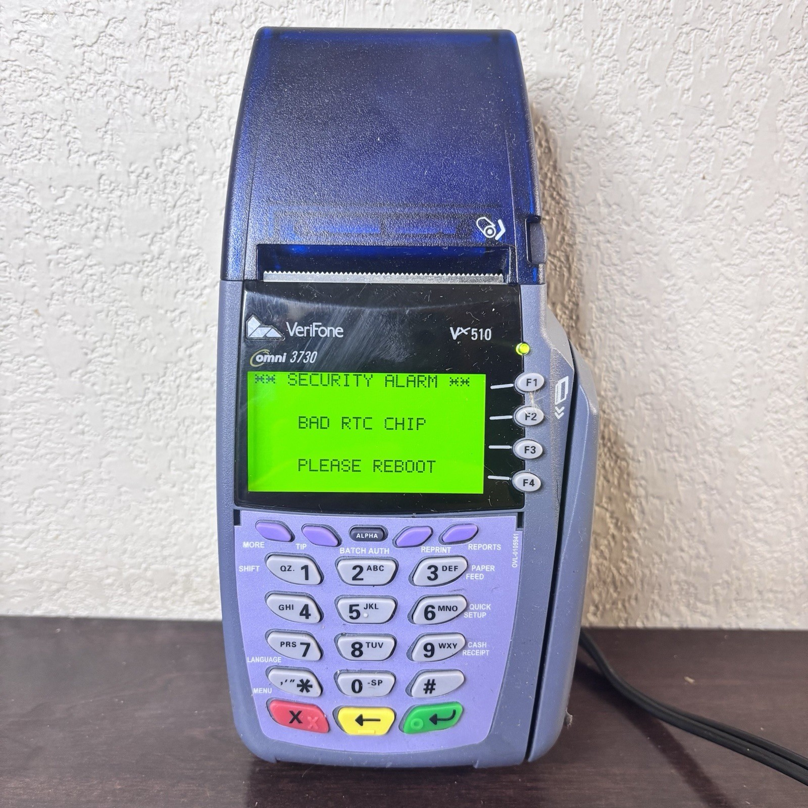 VeriFone Vx510 Omni-5100 Wireless Credit Card Portable Swiper/Printer Terminal