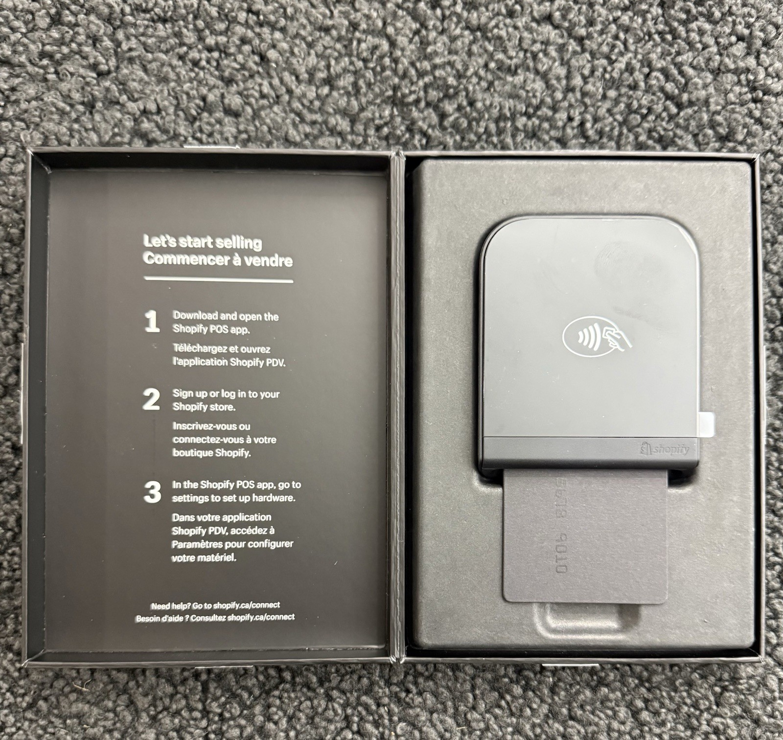Shopify Tap and Chip Card Reader