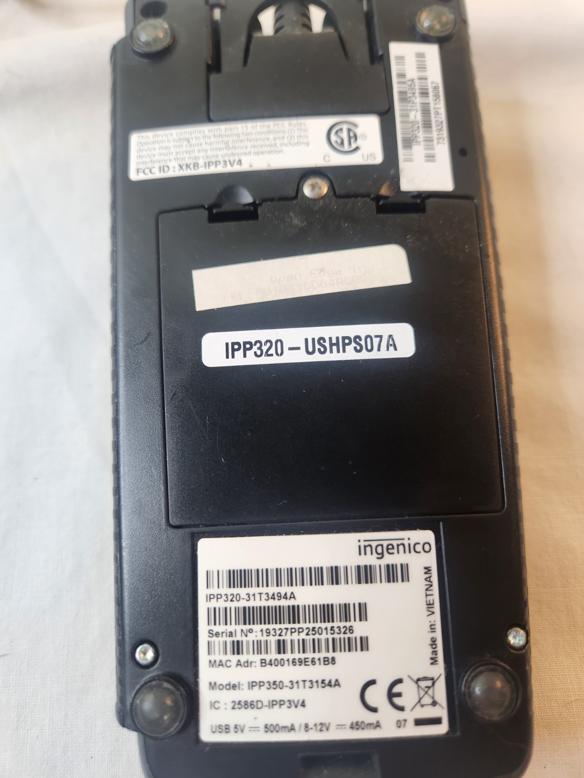 Ingenico IPP320 Payment Credit Card Reader Terminal