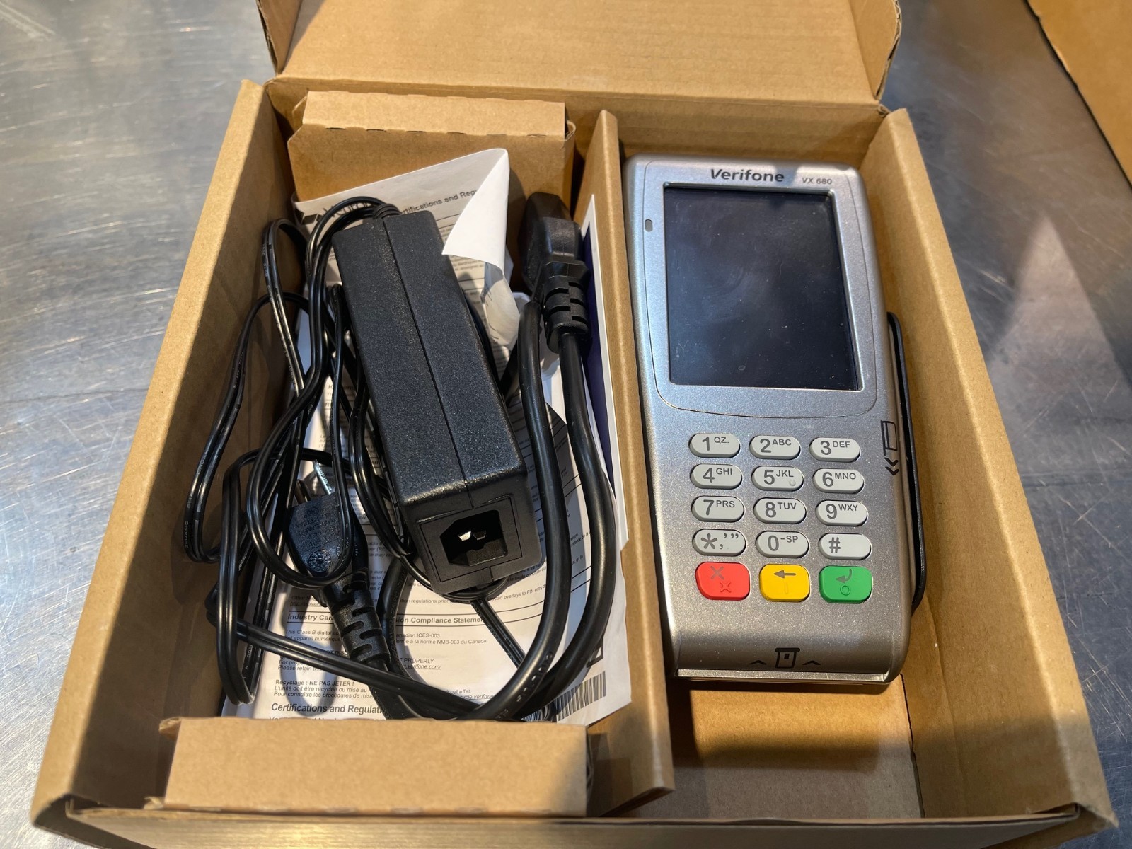 Verifone VX680 Charging Base Dock Station – Open Box – POS Terminal Charger