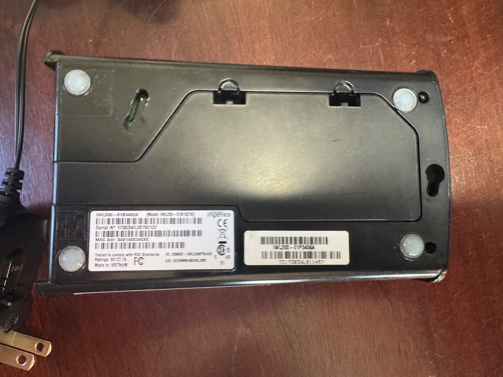 Ingenico Multi-Function Charger Base with Ethernet IWL200-01B3452A