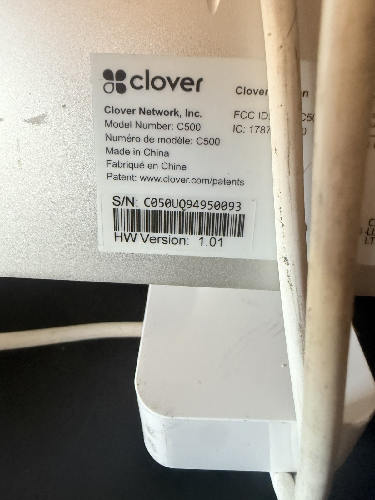 Clover Station C500 Point of Sale POS System P550 Printer HUB