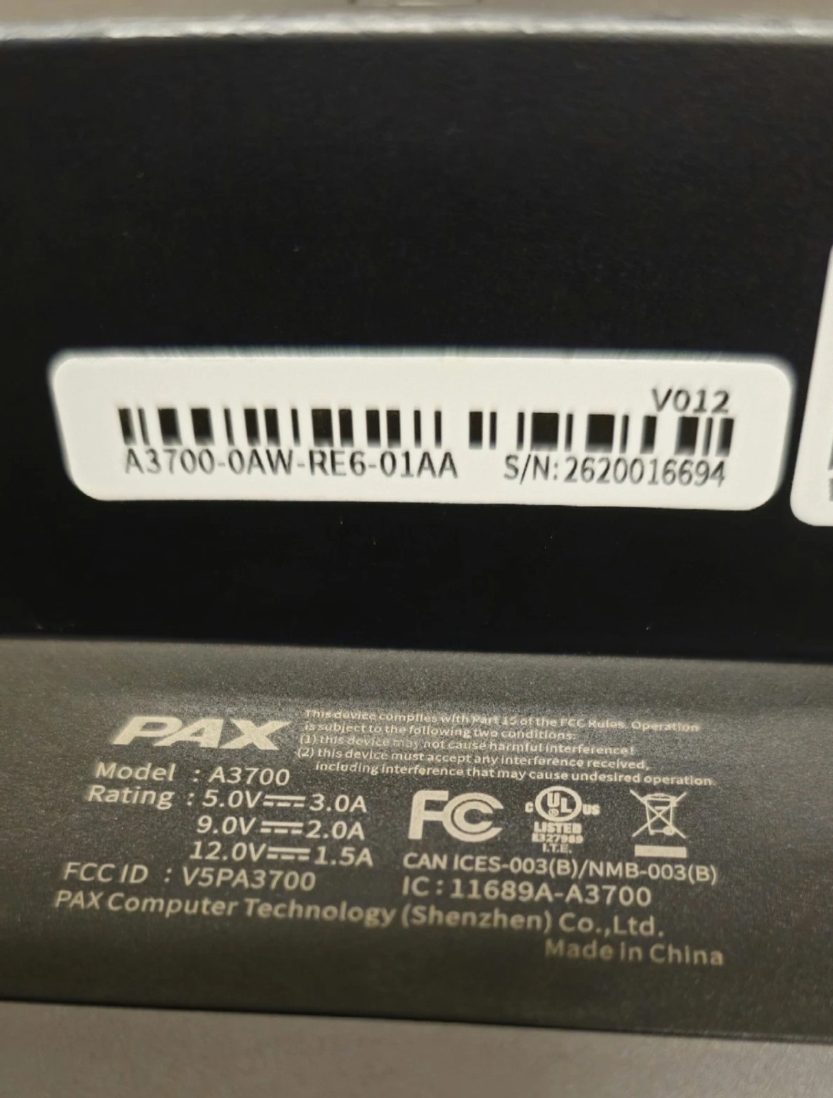 PAX Workstation L1400 Android POS A3700 Payment Tablet