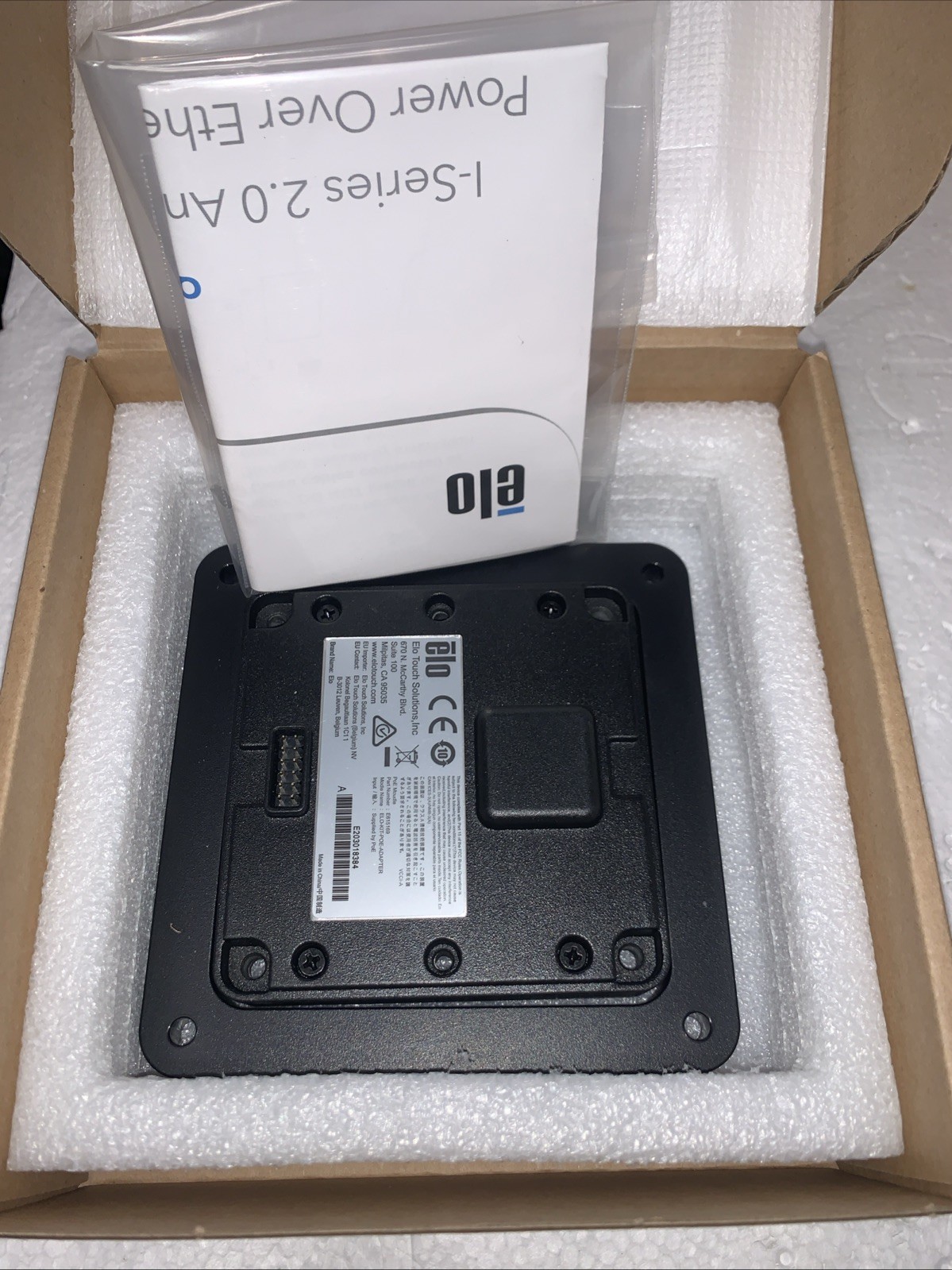 Elo ELO-KIT-POE-ADAPTER Module E615169 With Mounting Hardware and Wall Mount