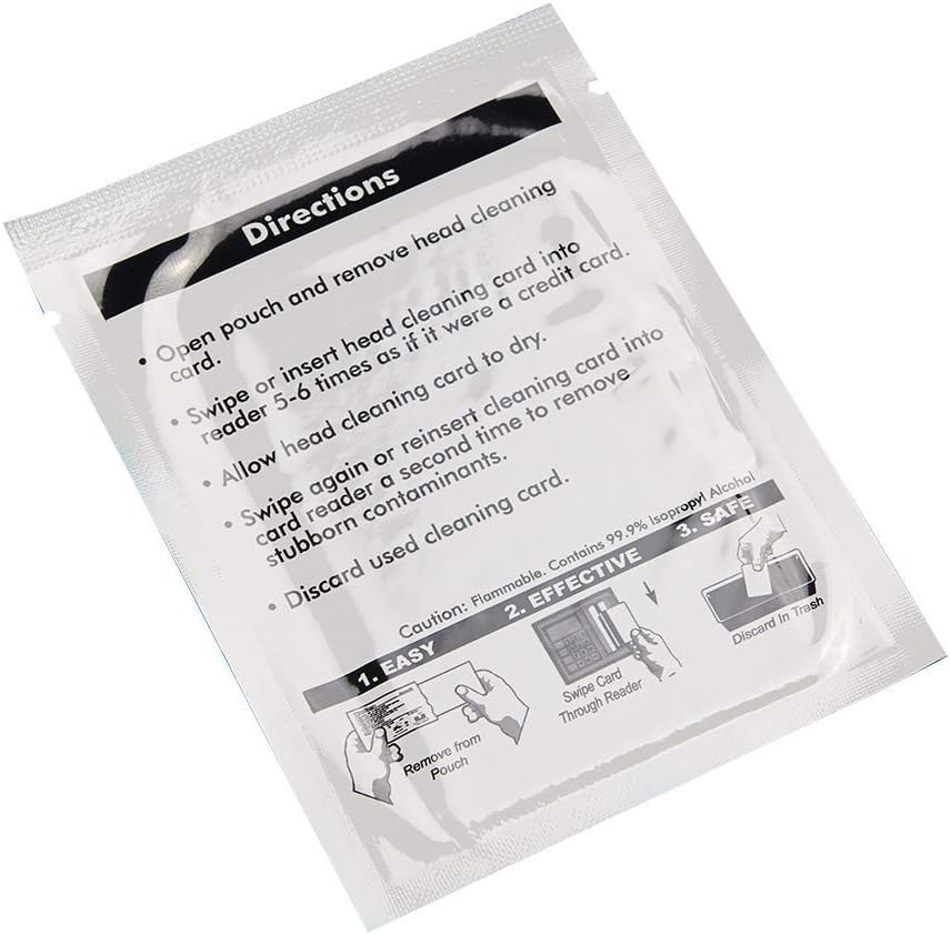 Reliable Credit Card Cleaner – 50 Dual-Sided CR80 Cleaning Cards for All Devices