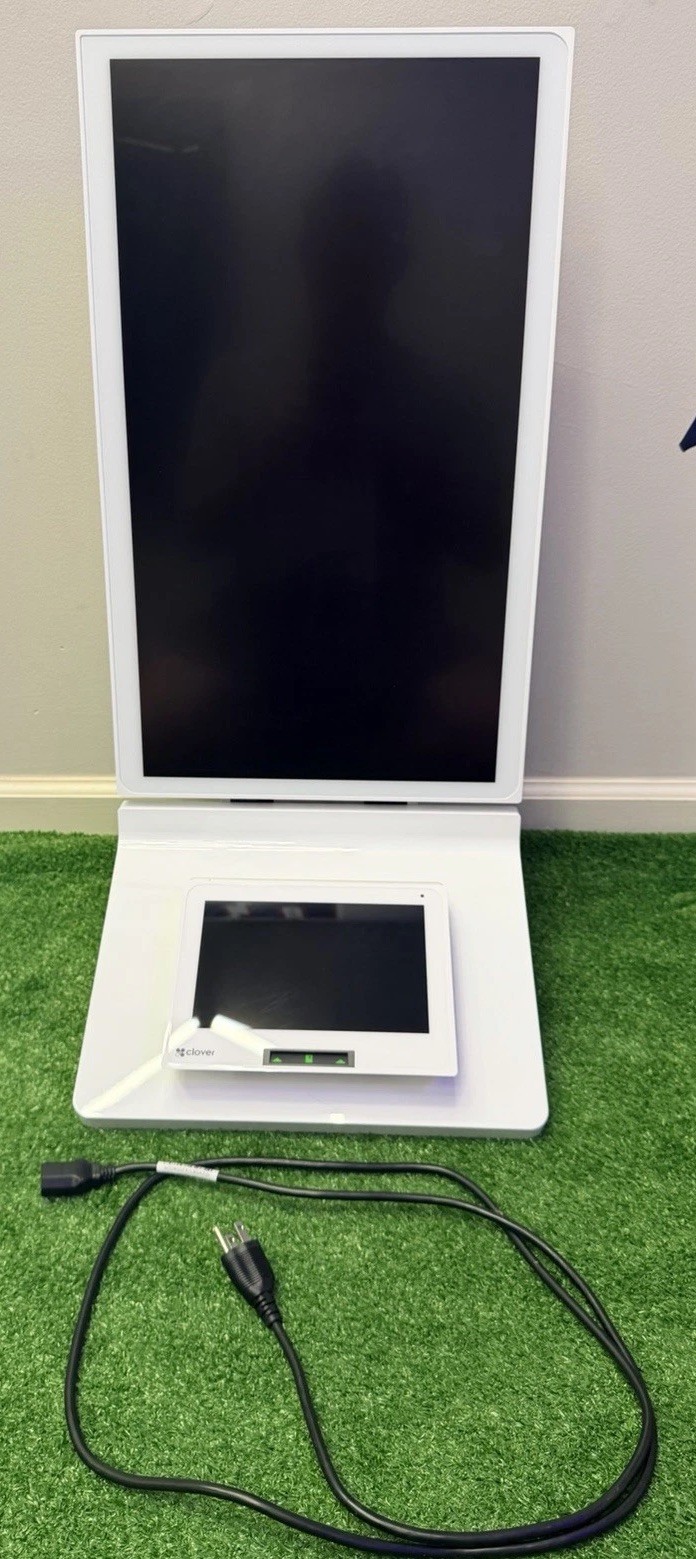 Clover S506 Self-Service POS Kiosk Dual Screen Restaurant Terminal