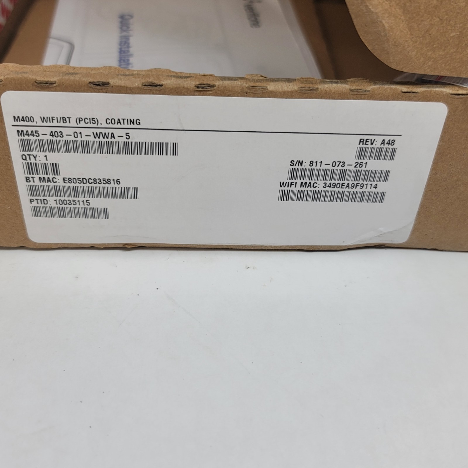 VERIFONE M400 WIFI/BT (PCI5) M445-403-01-WWA-5 CREDIT CARD TERMINAL * NEW