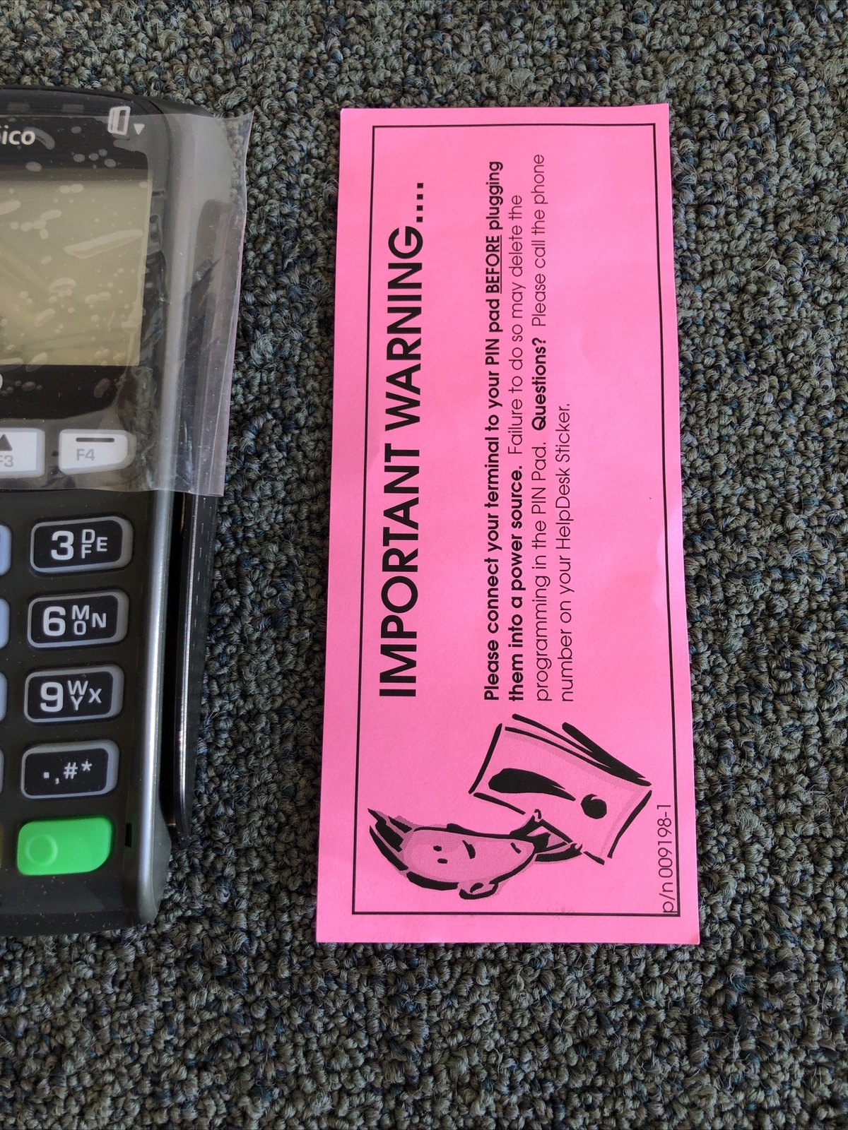 New Ingenico iPP320 Pin Pad Payment Terminal Swipe Card Reader Only