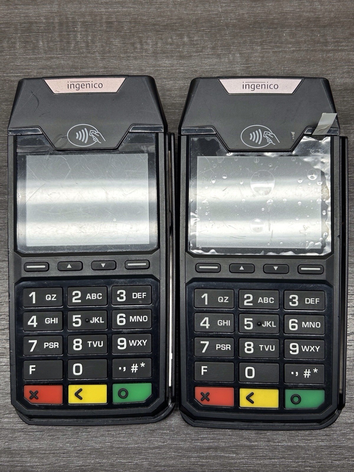 Lot Of 2Ingenico LAN360 Lane3600 Credit Card Reader-Payment Terminals Only|#D443