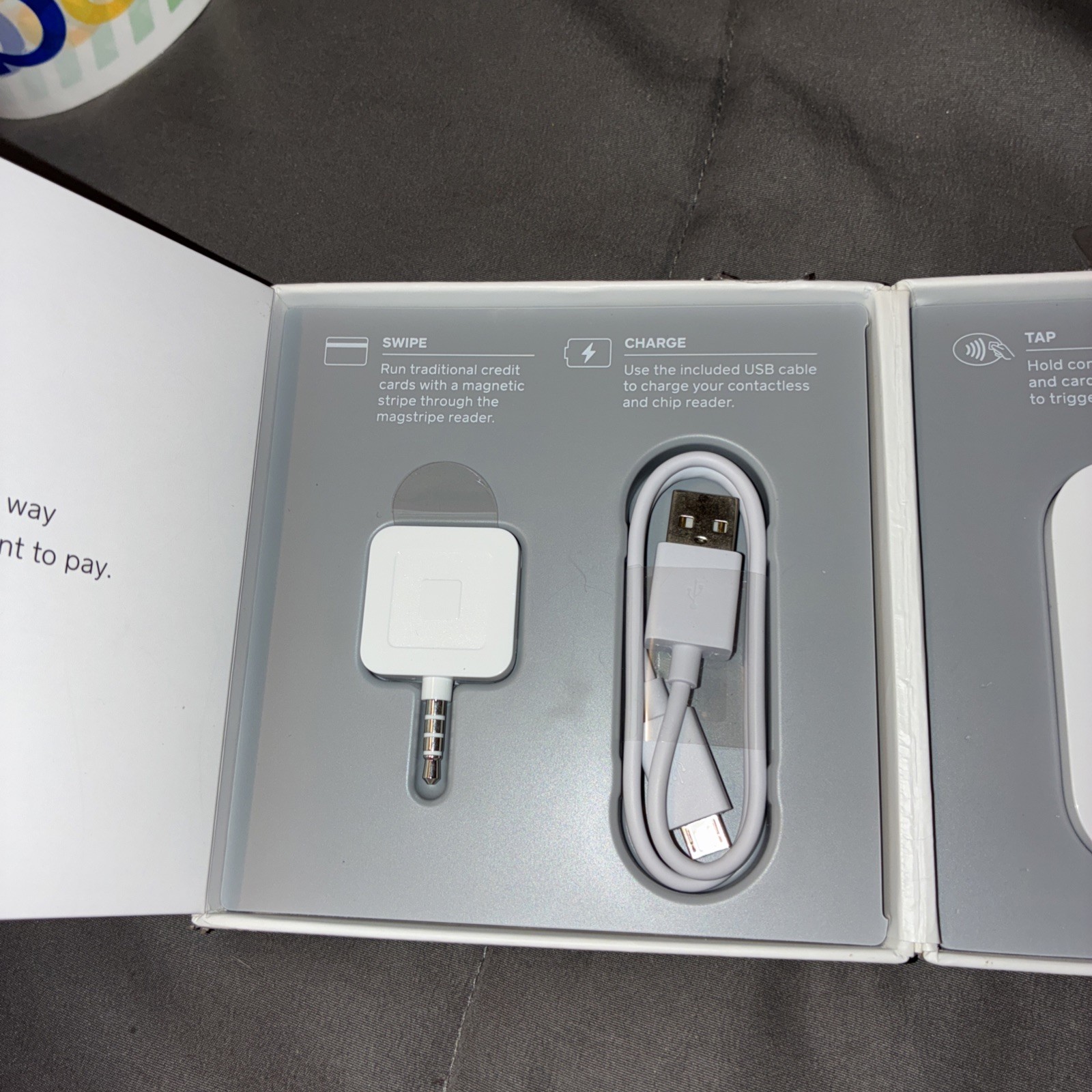 Square A-SKU-0113-03Credit Card and Chip Reader