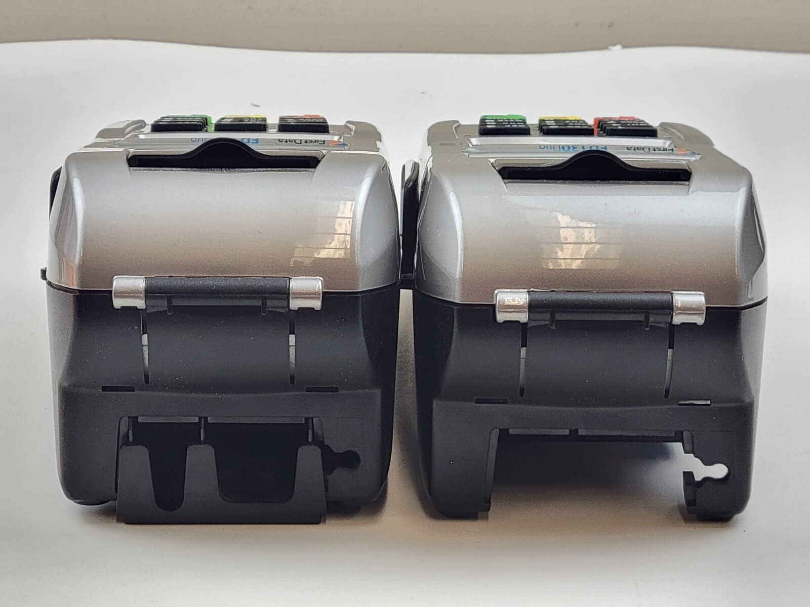 (Lot of 2) *UNTESTED* First Data FD130 Duo Credit Card Machine Terminals