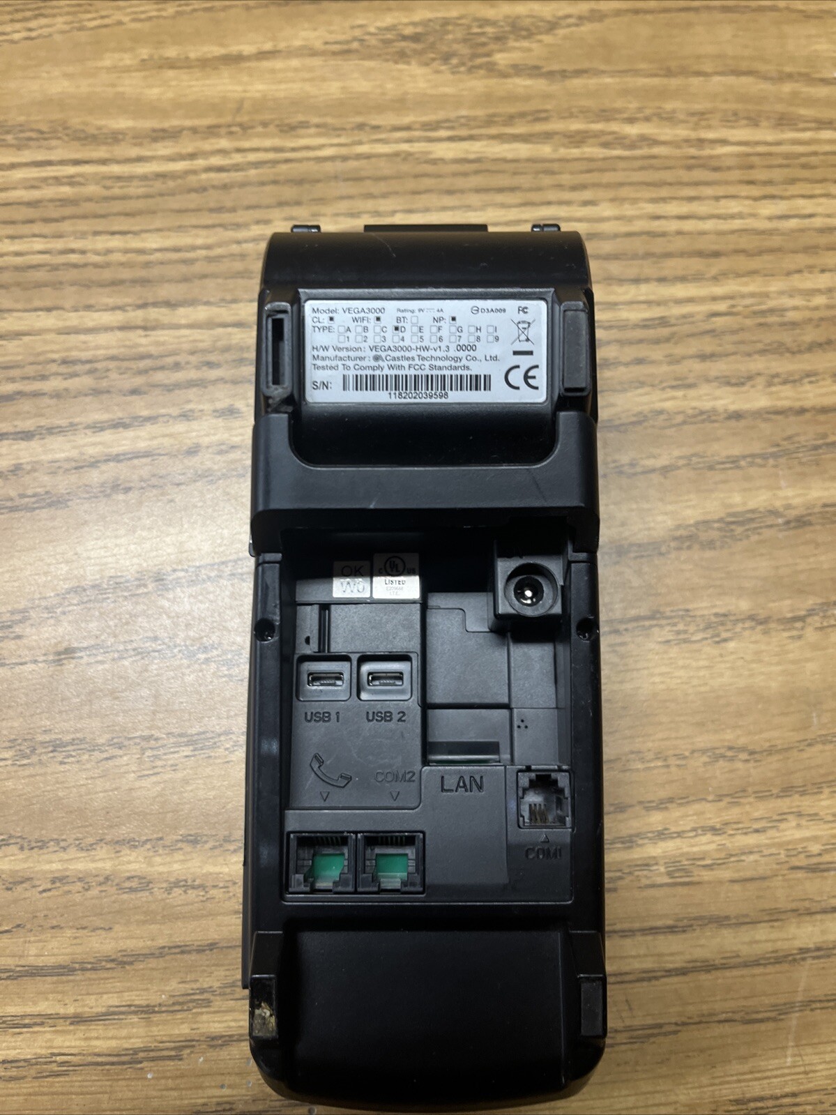 Dejavoo Z11 VEGA3000 Credit Card Payment Terminal