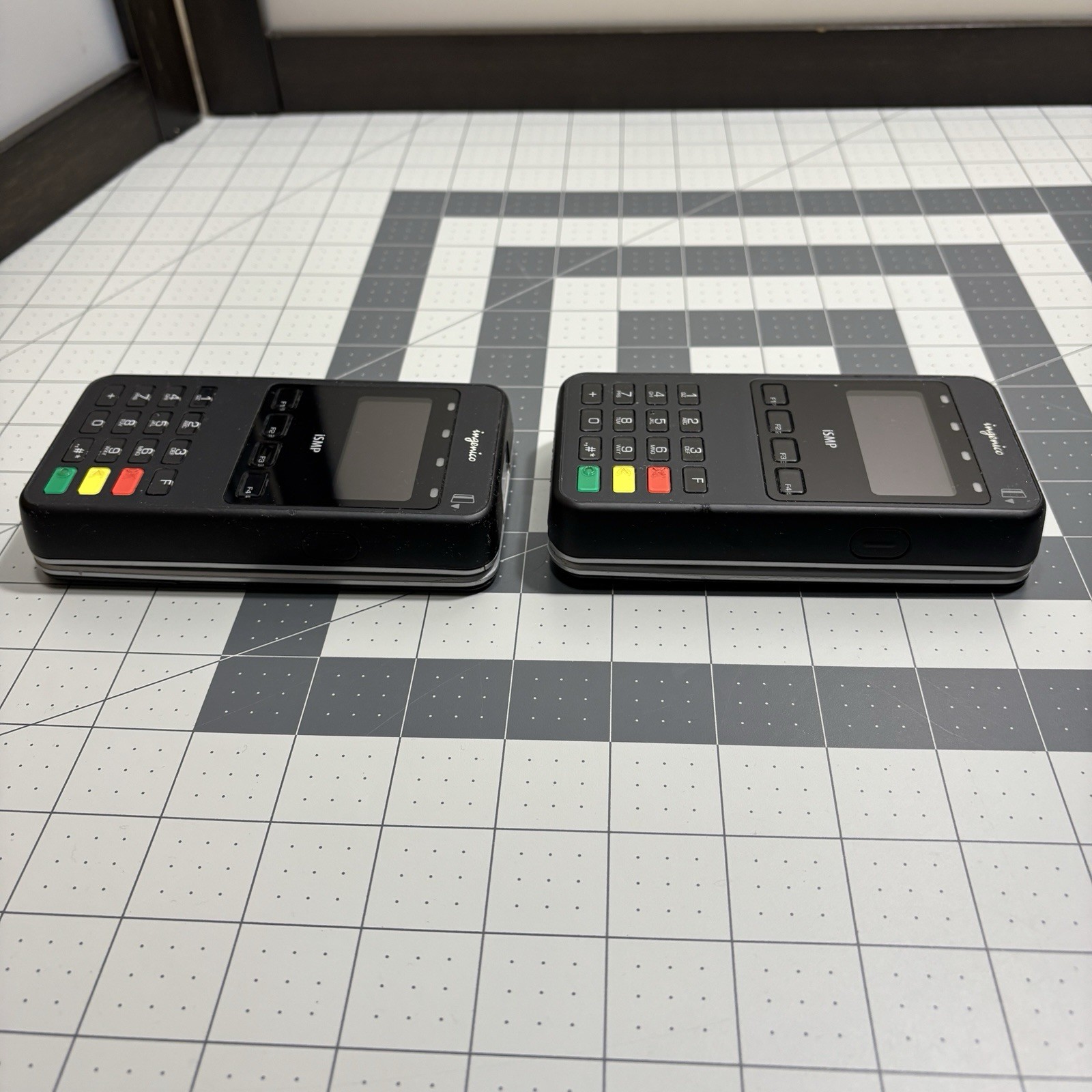 Ingenico iSMP Credit Card Reader Lot 4 Function Buttons PIN Numbers Swipe Insert