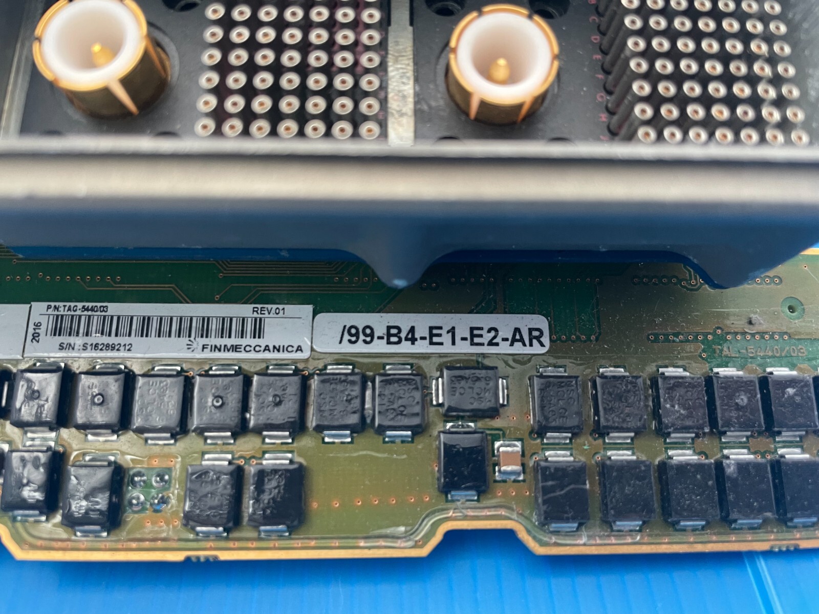 FINMECCANICA TAG-5440/03 Rev. 01