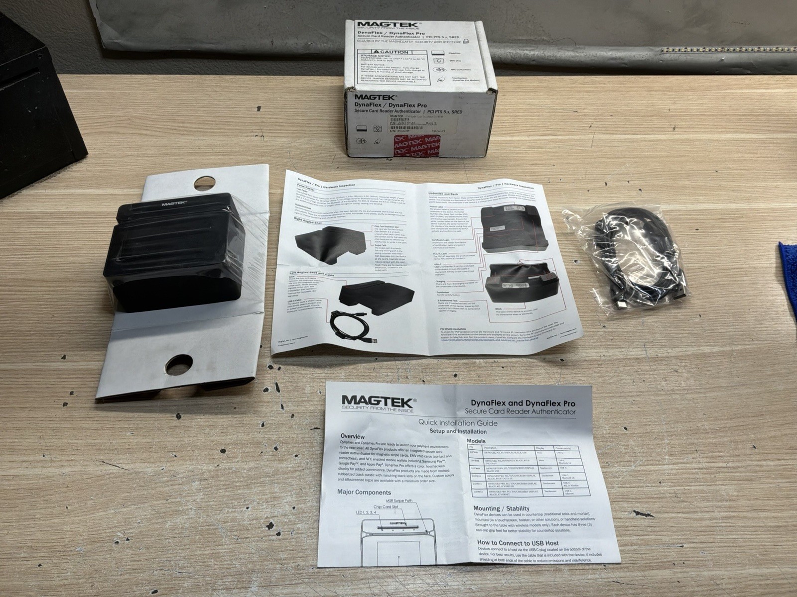 MagTek DynaFlex Pro SECURE CARD READER AUTHENTICATOR /NEW/ JUA3277