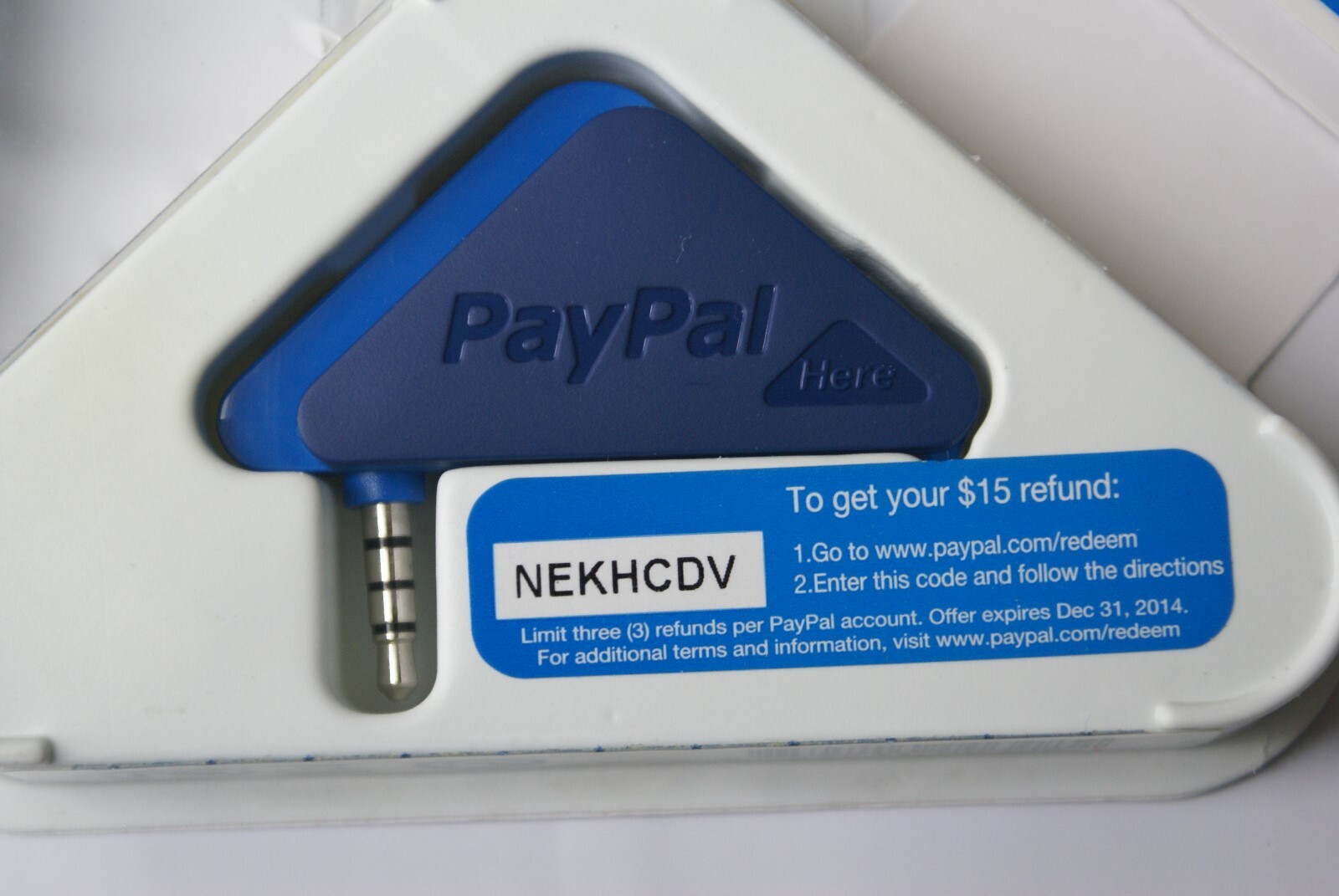 PayPal Mobile Card Reader for Apple iOS or Android Devices