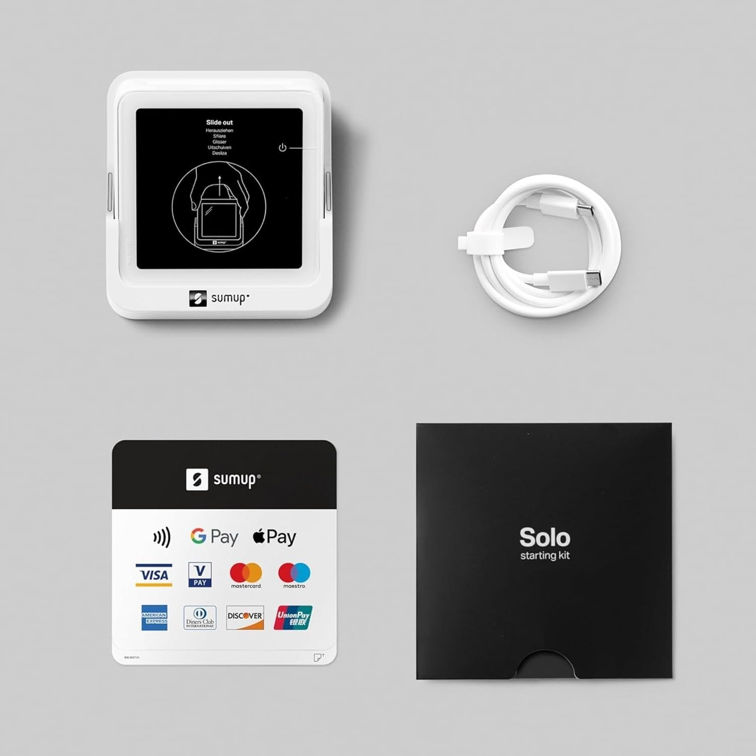Portable Payment Terminal with Charging Station