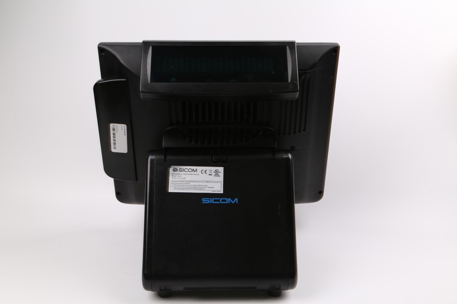 Sicom SL20 POS Terminal w/ MSR, Rear Display and Stand
