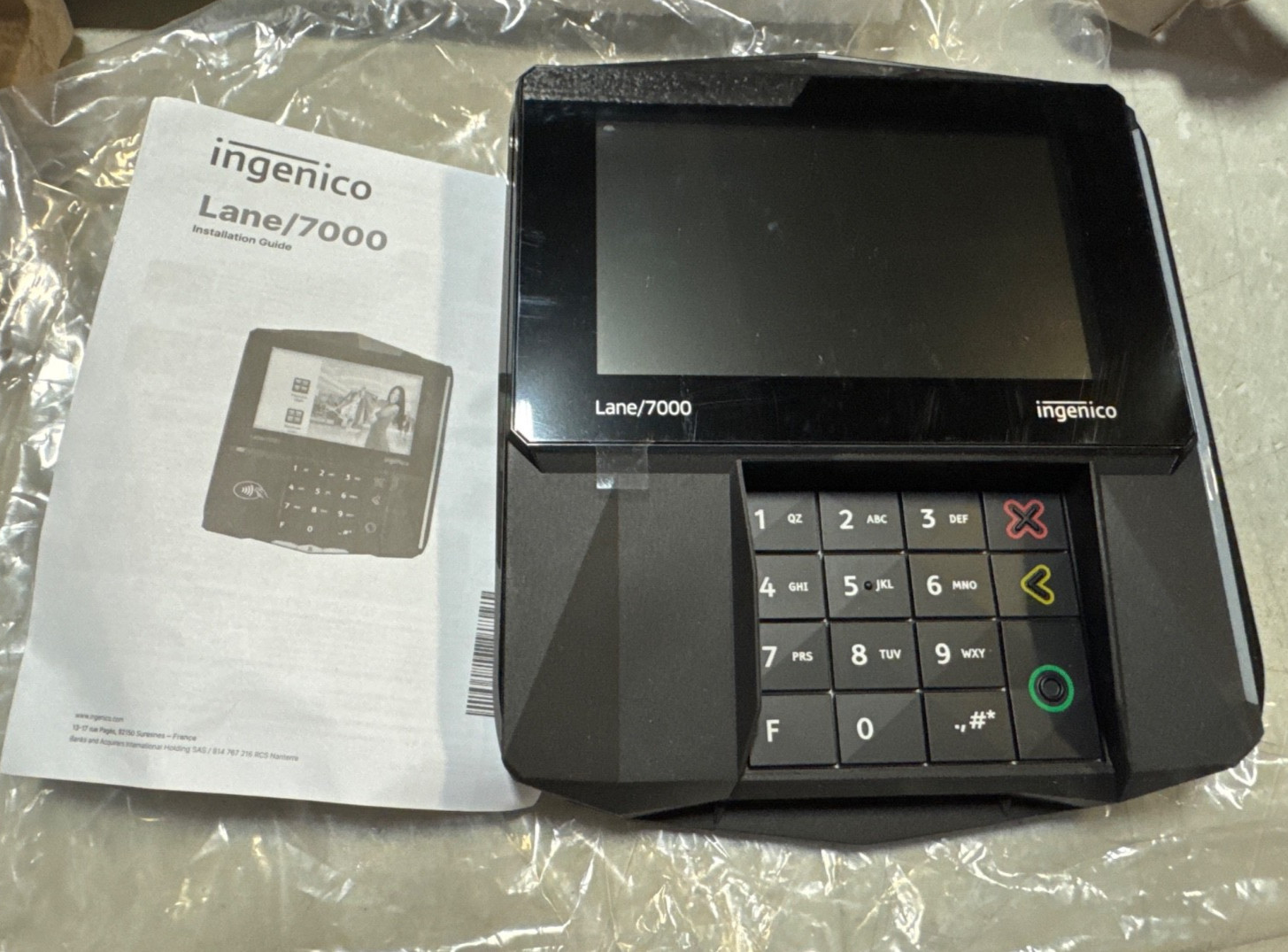 Ingenico Lane 7000 5″ Contactless POS Credit Card Payment Terminal Reader