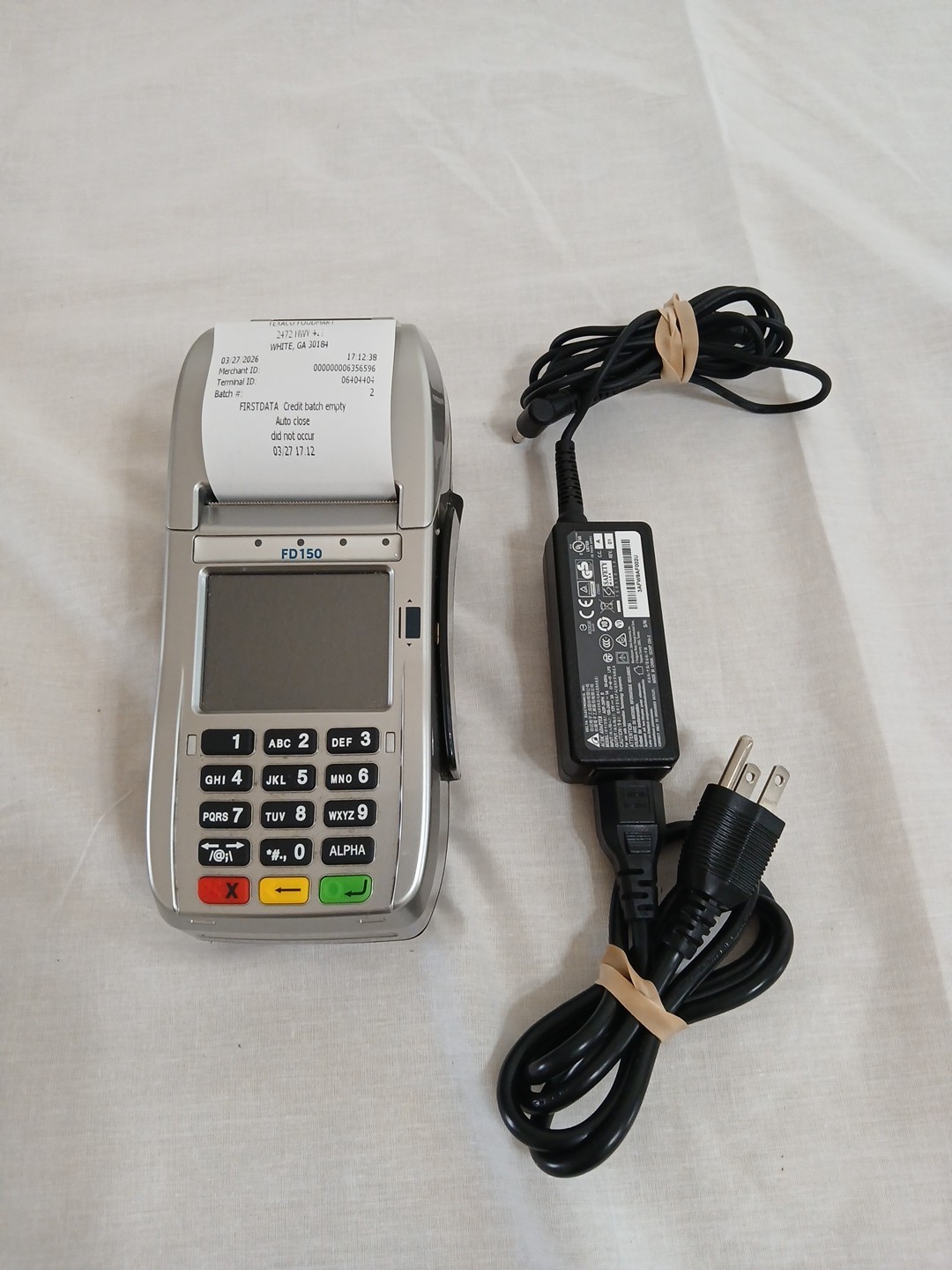 First Data FD150 EMV Contactless Credit Card Machine Terminal POS