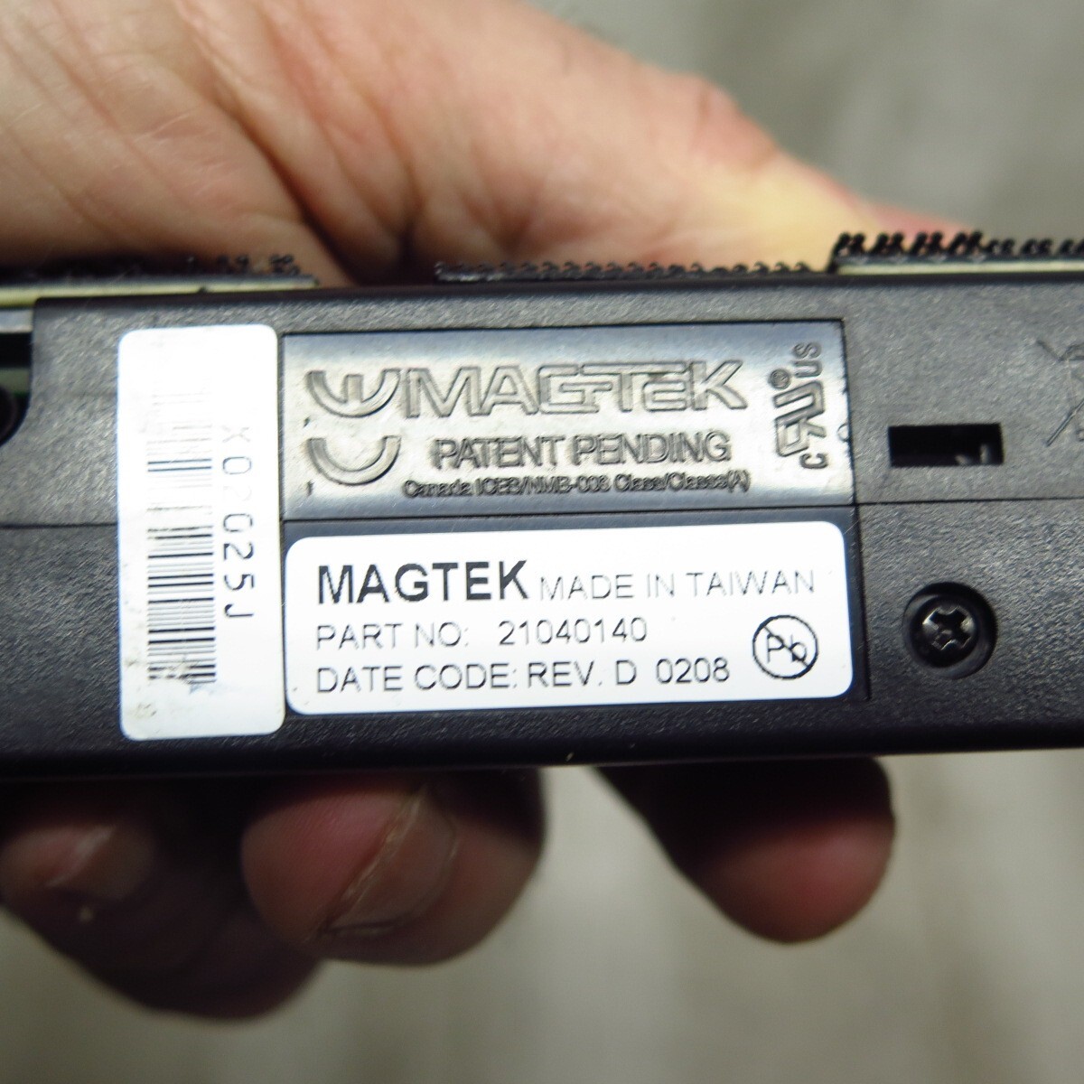 Magtek 21040140 Rev D USB Credit Card Reader