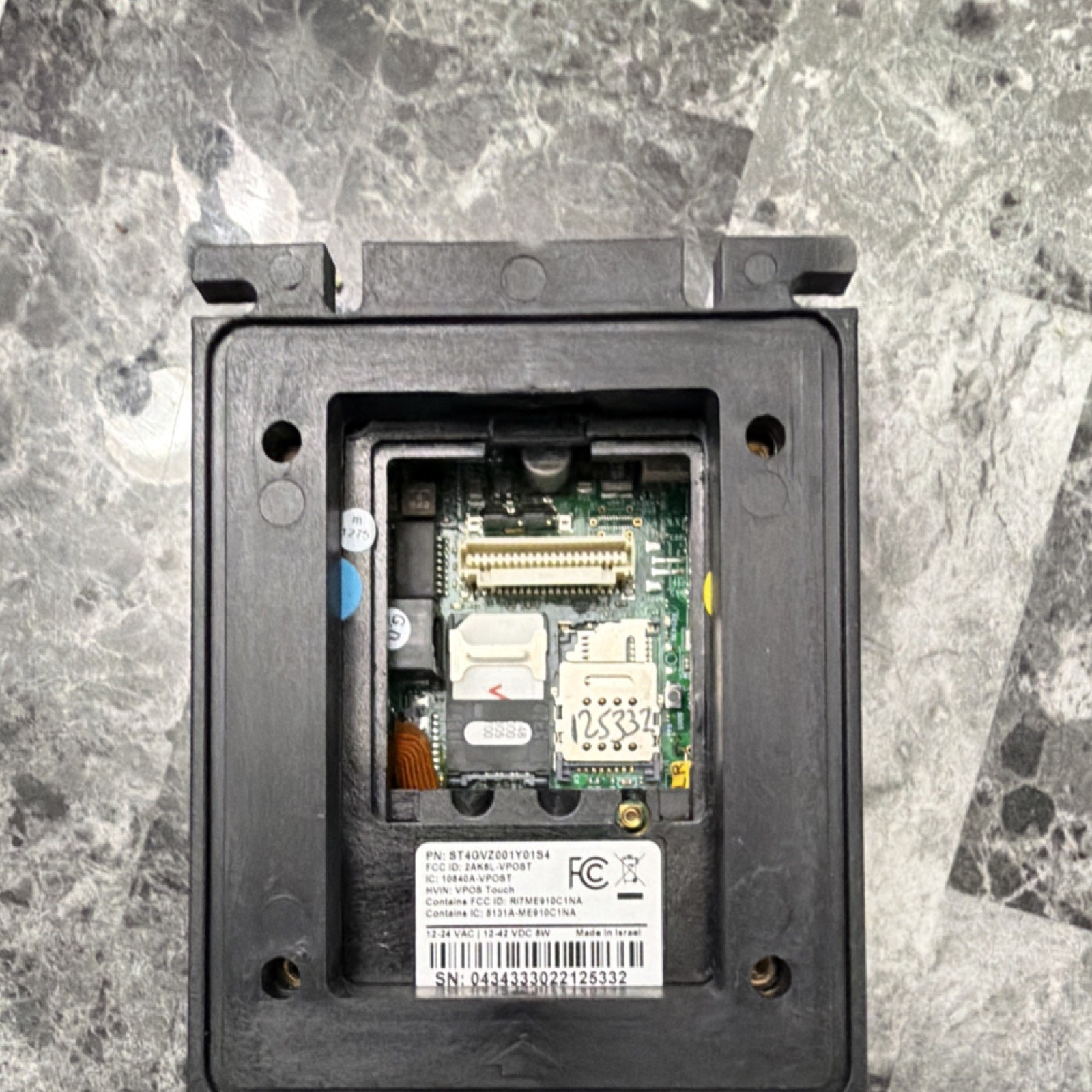 Nayax VPOS Touch Wired Credit Card Terminal Reader ST4GVZ001Y01S4 Series