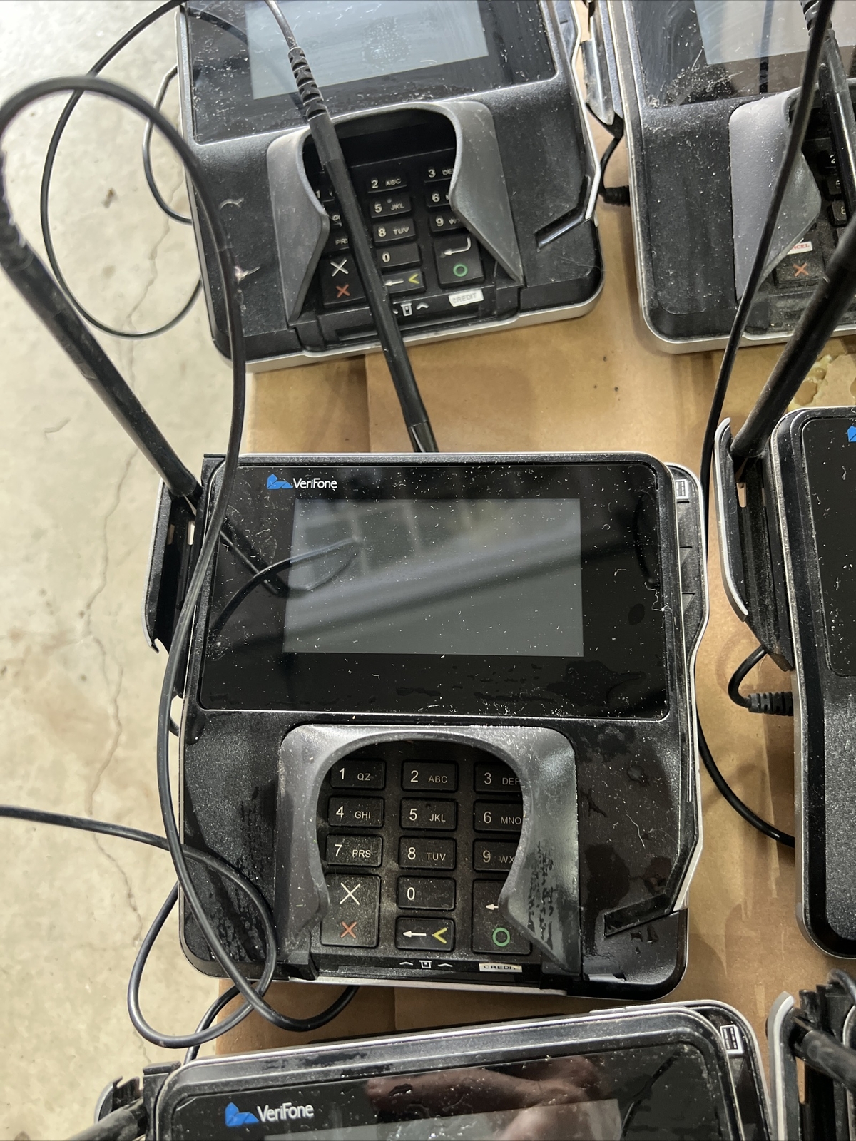 Verifone MX915 Credit Card Terminals W/Chip Reader M132-409-01-R Lot Of 6