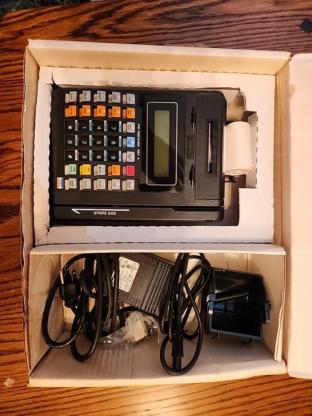 HYPERCOM T7P-T T7 Credit Card Terminal Reader Machine with Power Supply