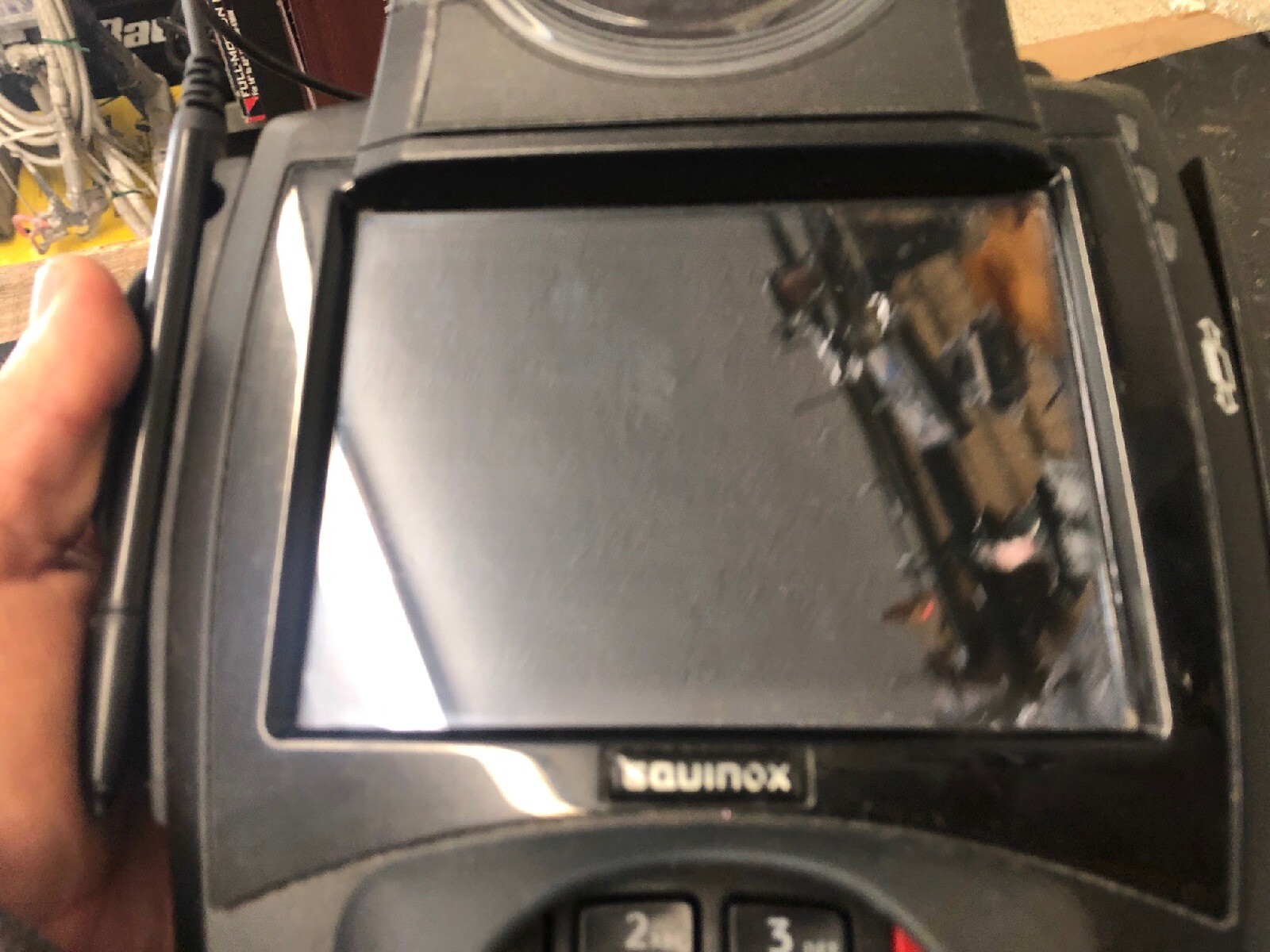 Equinox L5300 Credit Card Payment Terminal Contactless Swiped Black w/ Pen