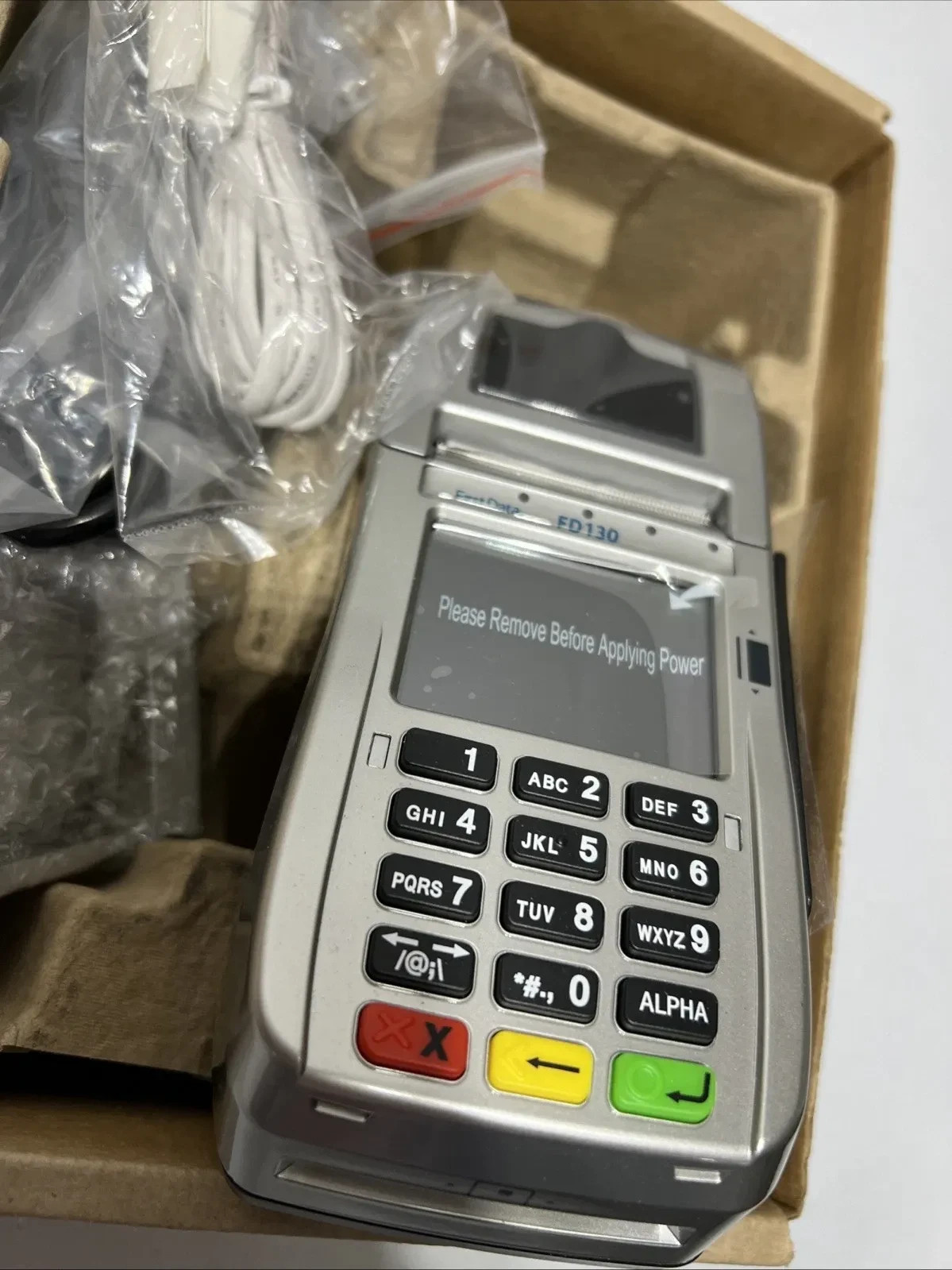 First Data FD130 Credit Card Terminal EMV NFC Payment Processor New In Box