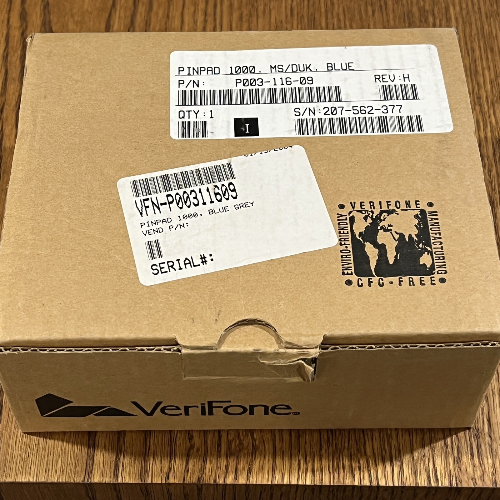 VeriFone Pin Pad 1000 Keypad RJ11C Credit Card System NOS